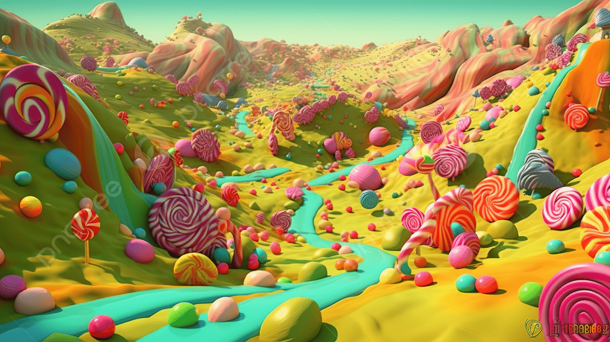 1200x673 Candy World Background Image, HD
