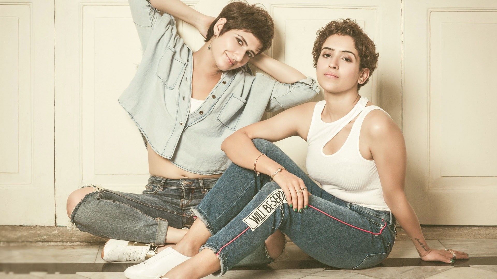 1920x1080 Sanya Malhotra & Fatima Sheik