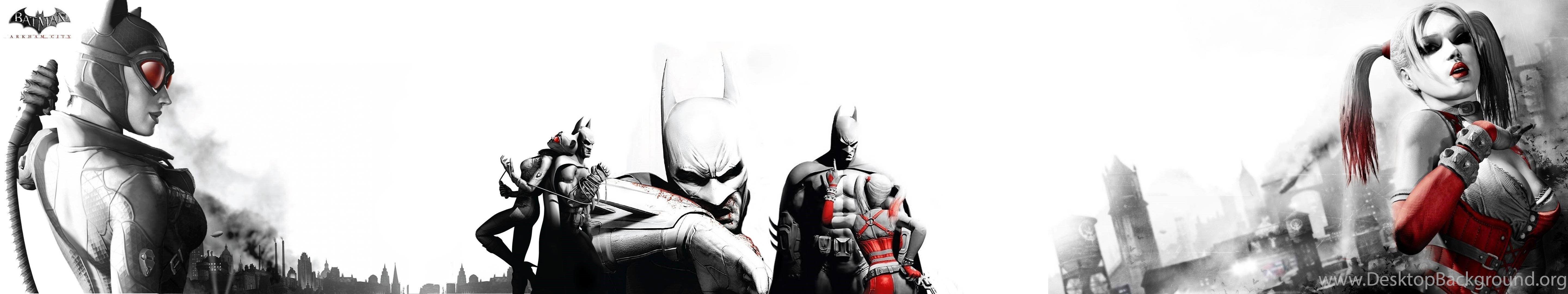 5760x1080 Batman Arkham City Wallpaper HD Background Download Facebook