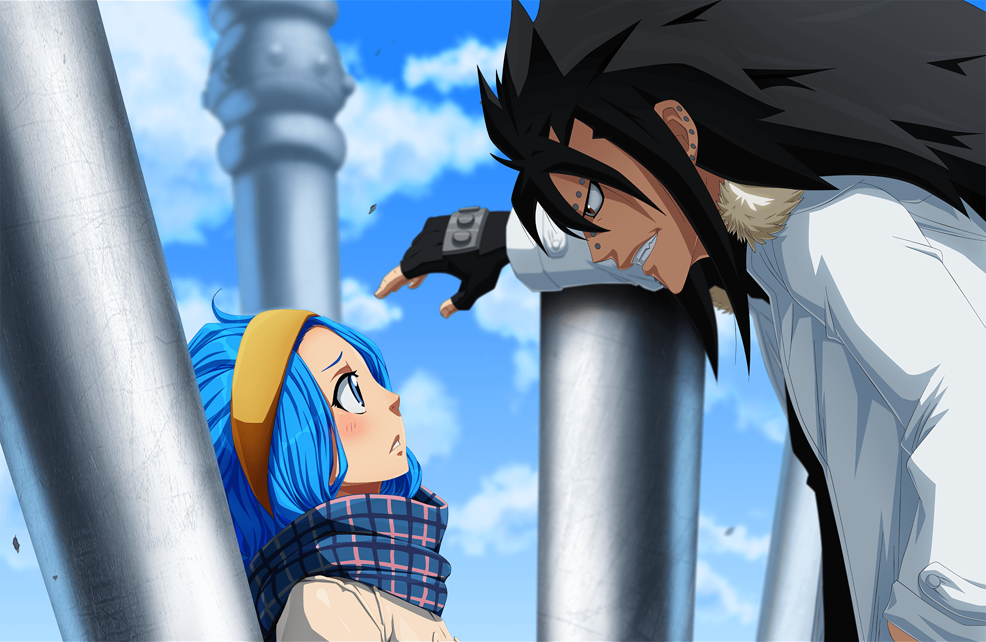 1920x1251 Anime Fairy Tail Levy McGarden Gajeel Redfox Wallpaper. My Anime