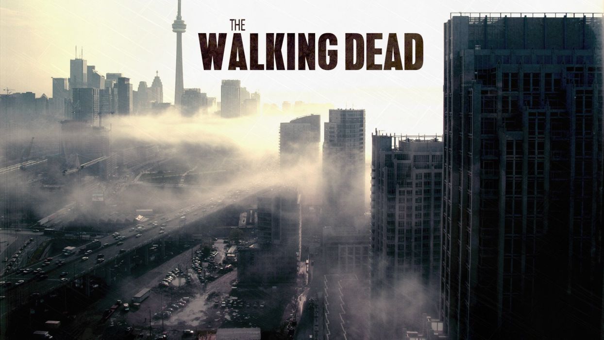 1244x700 THE WALKING DEAD dark horror zombie series apocalyptic drama thriller wallpaperx1080