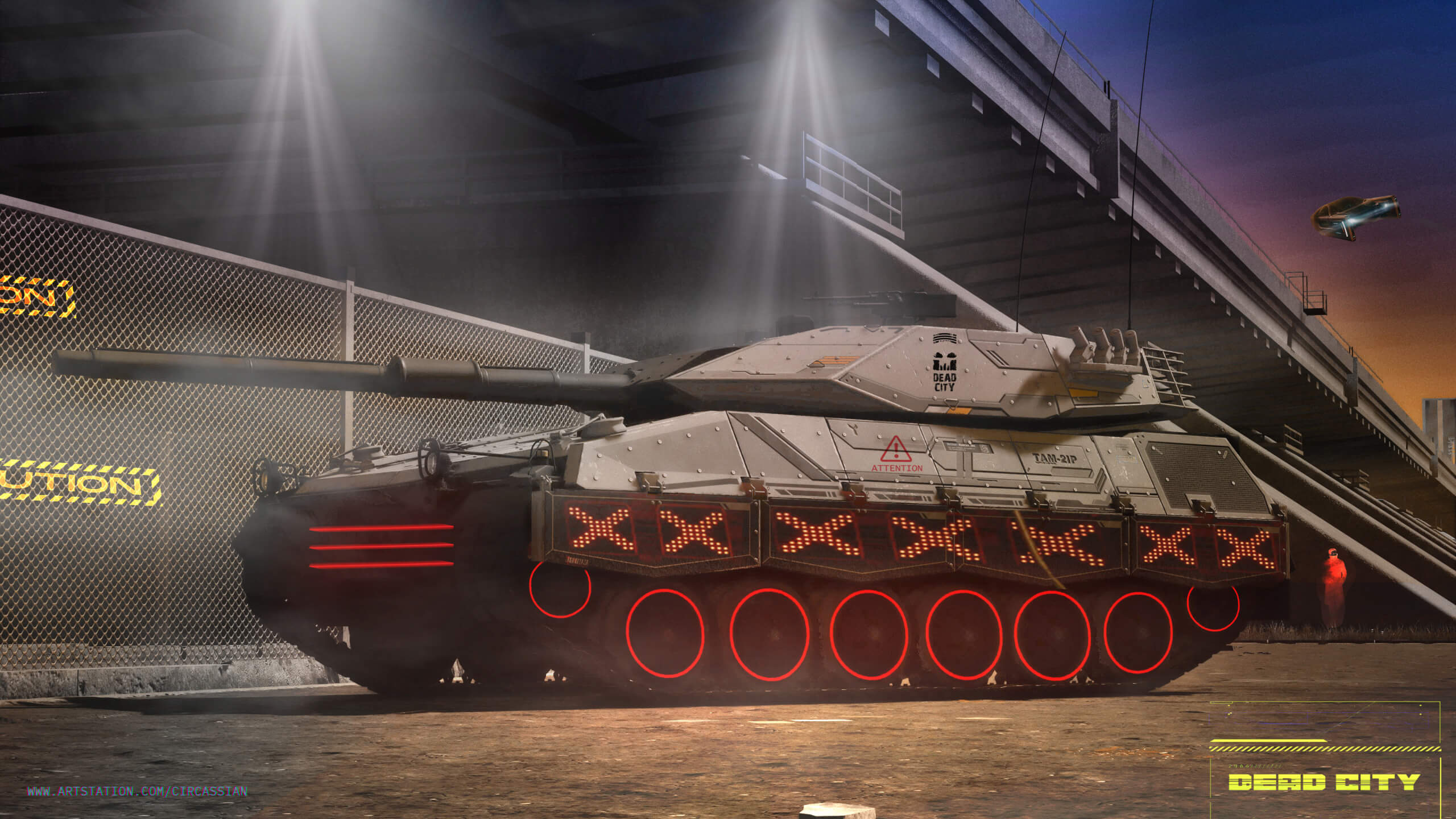 2560x1440 TAMIP 2nd Generation Near Dead City. Duty Began 3D Desktop HD Wallpaper