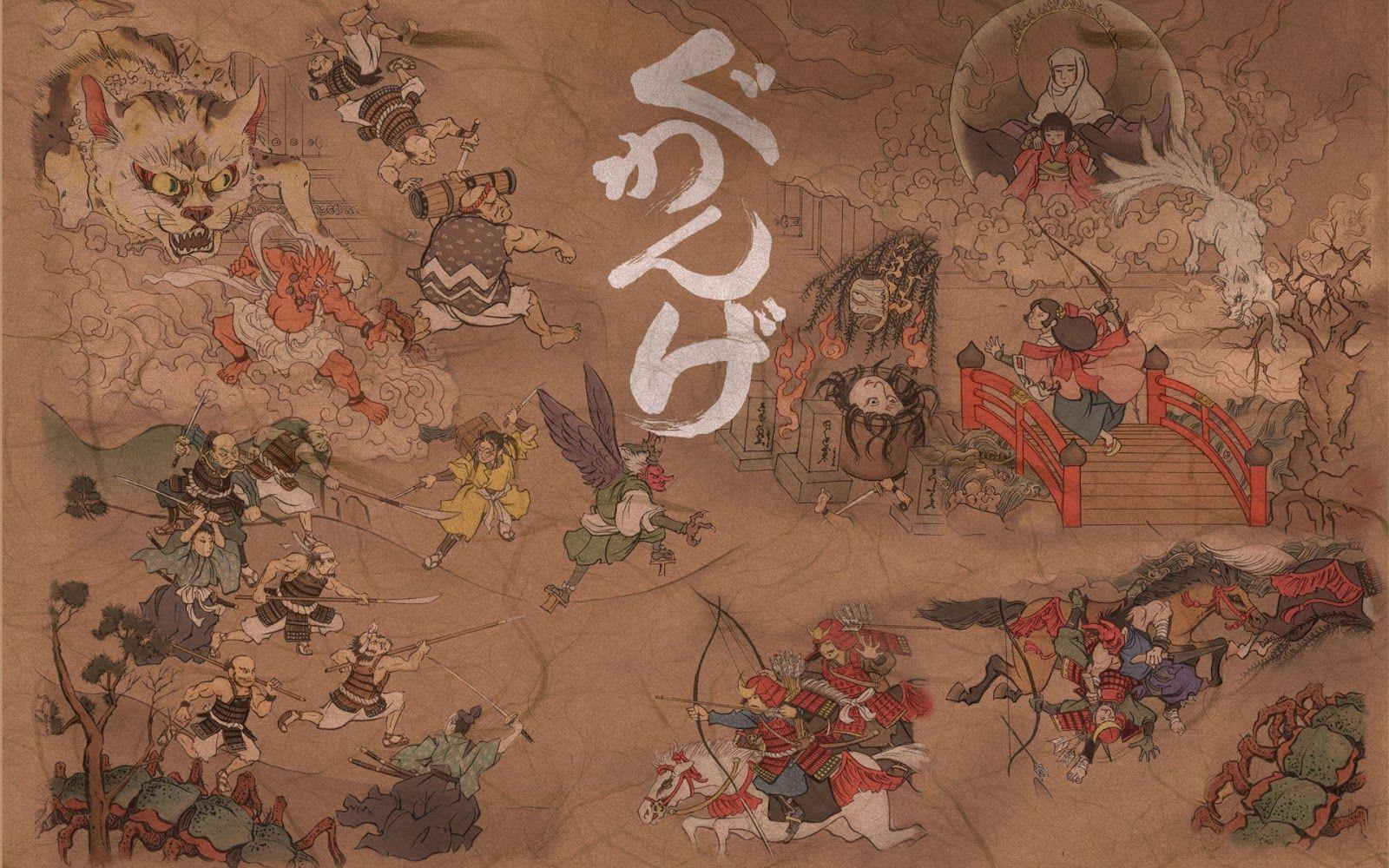 1600x1000 Japanese Art Wallpaper