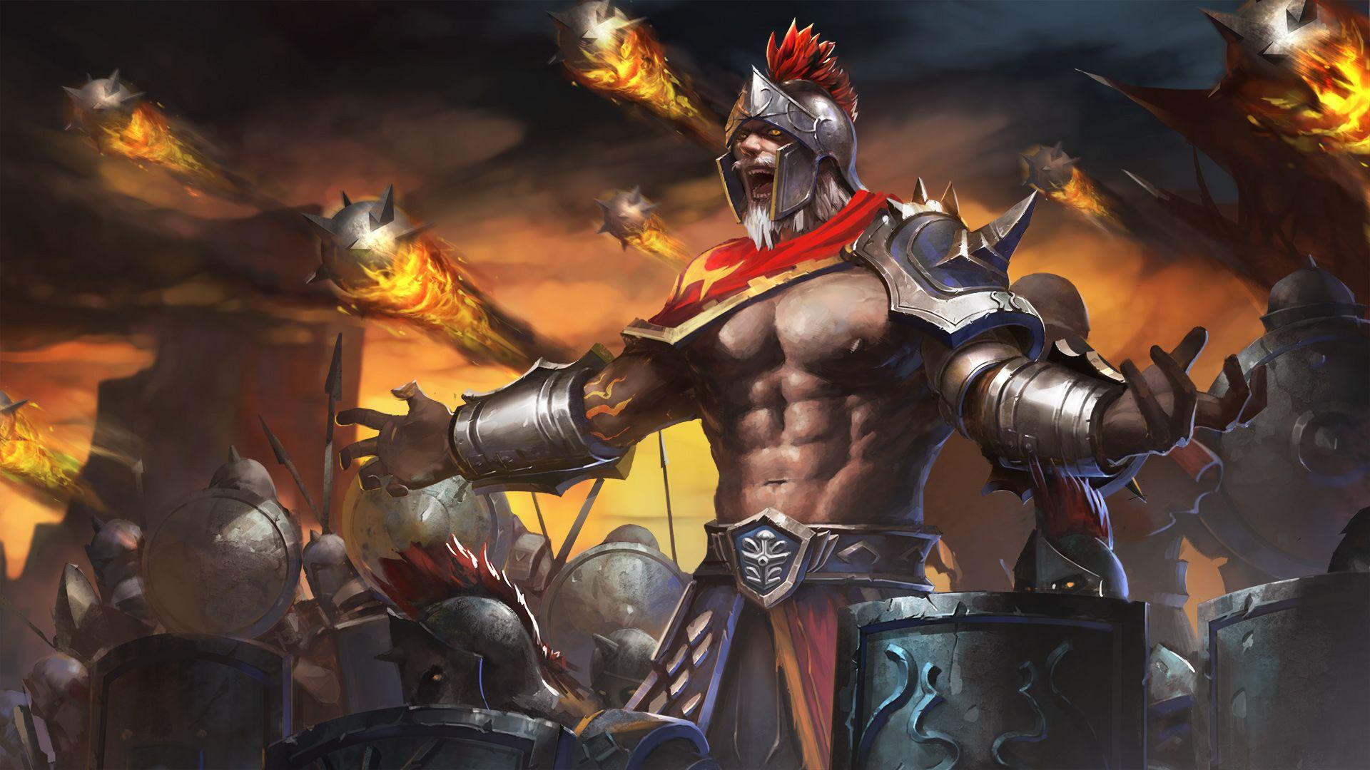 1920x1080 Warrior King Midas hình nền.  Anh hùng của Newerth Lore