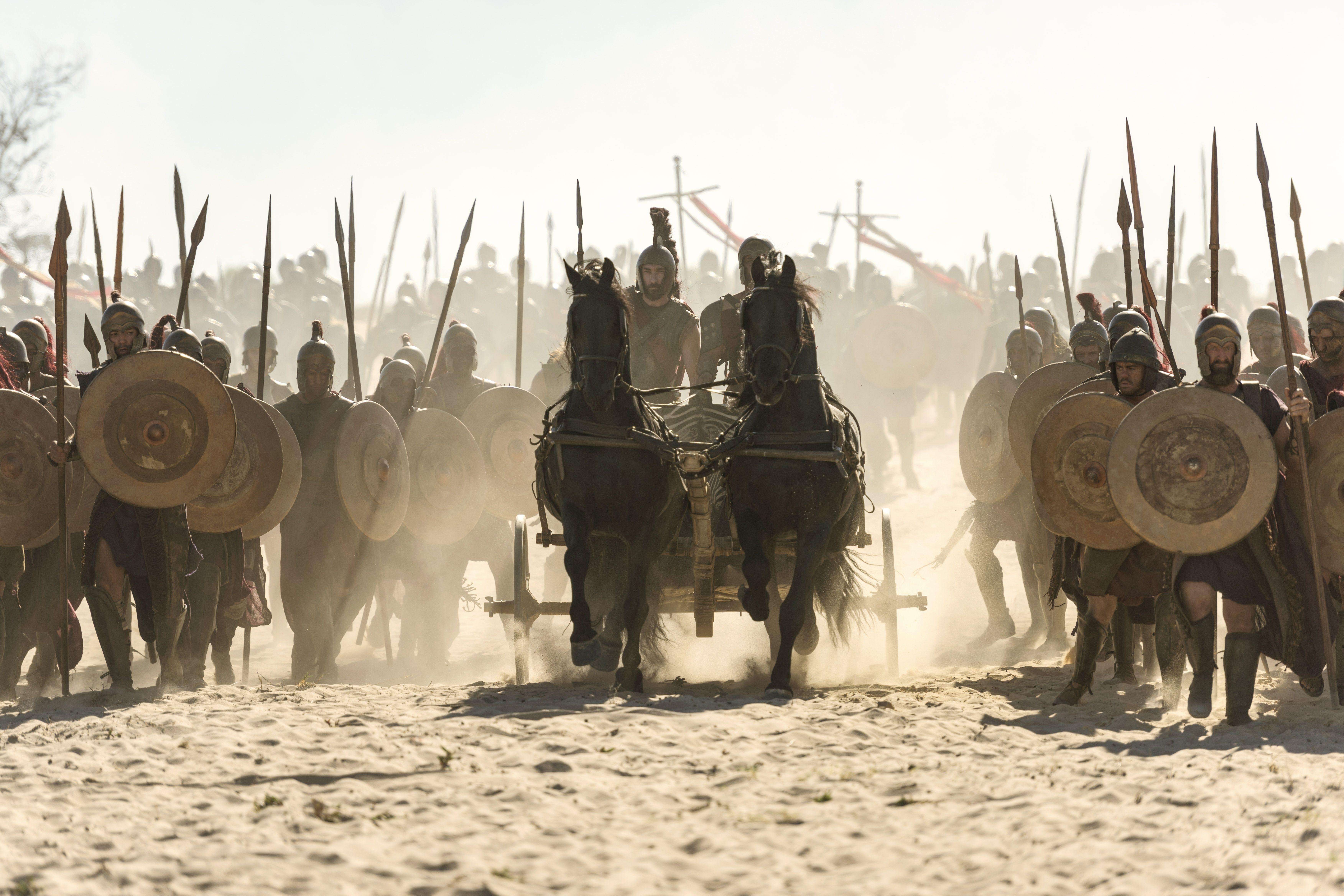 7010x4674 Troy: Fall of a City Review: Netflix Version of Helen and Paris Drags