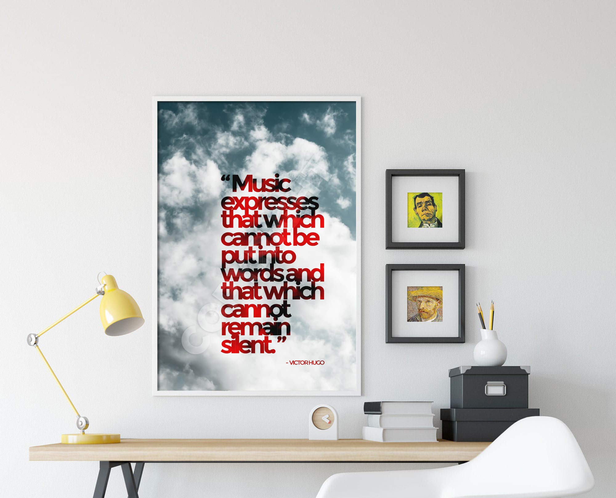 2000x1619 Victor Hugo Quote That WHICH Cannot Remain Silent. -Photo Poster Print Art Gift // Size: 21 x 14 Inches : Home & Kitchen