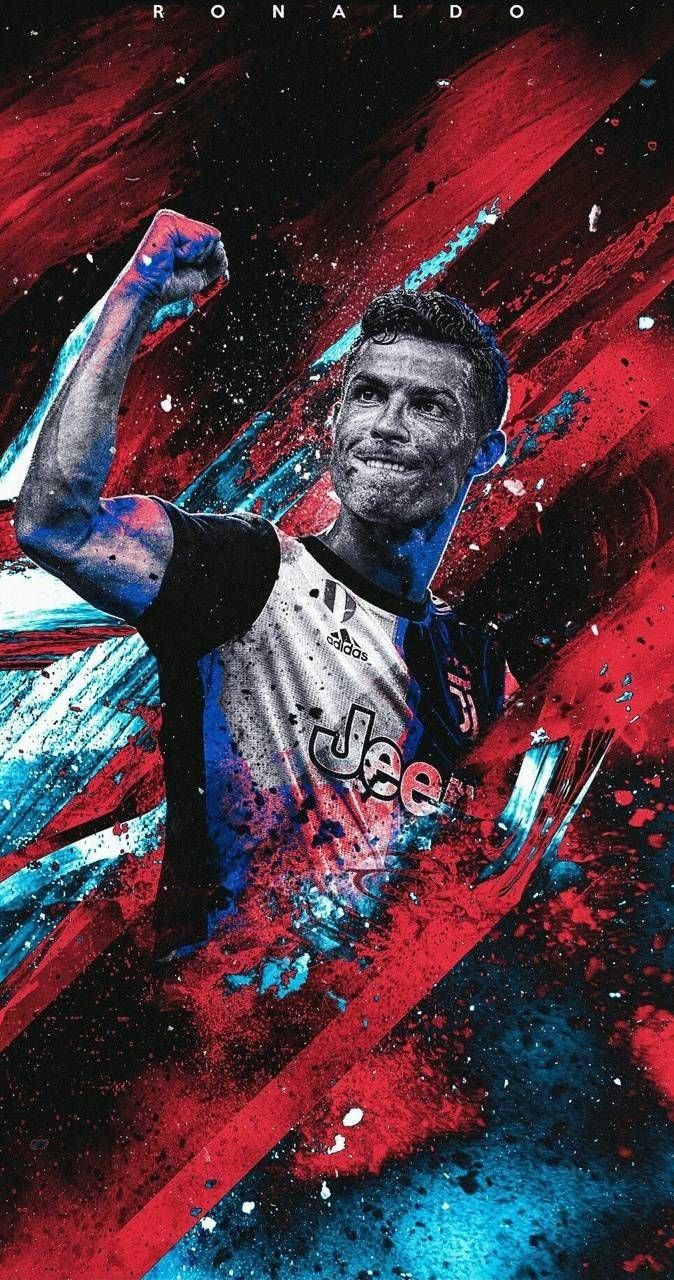 674x1280 Cristiano ronaldo art Wallpaper Download