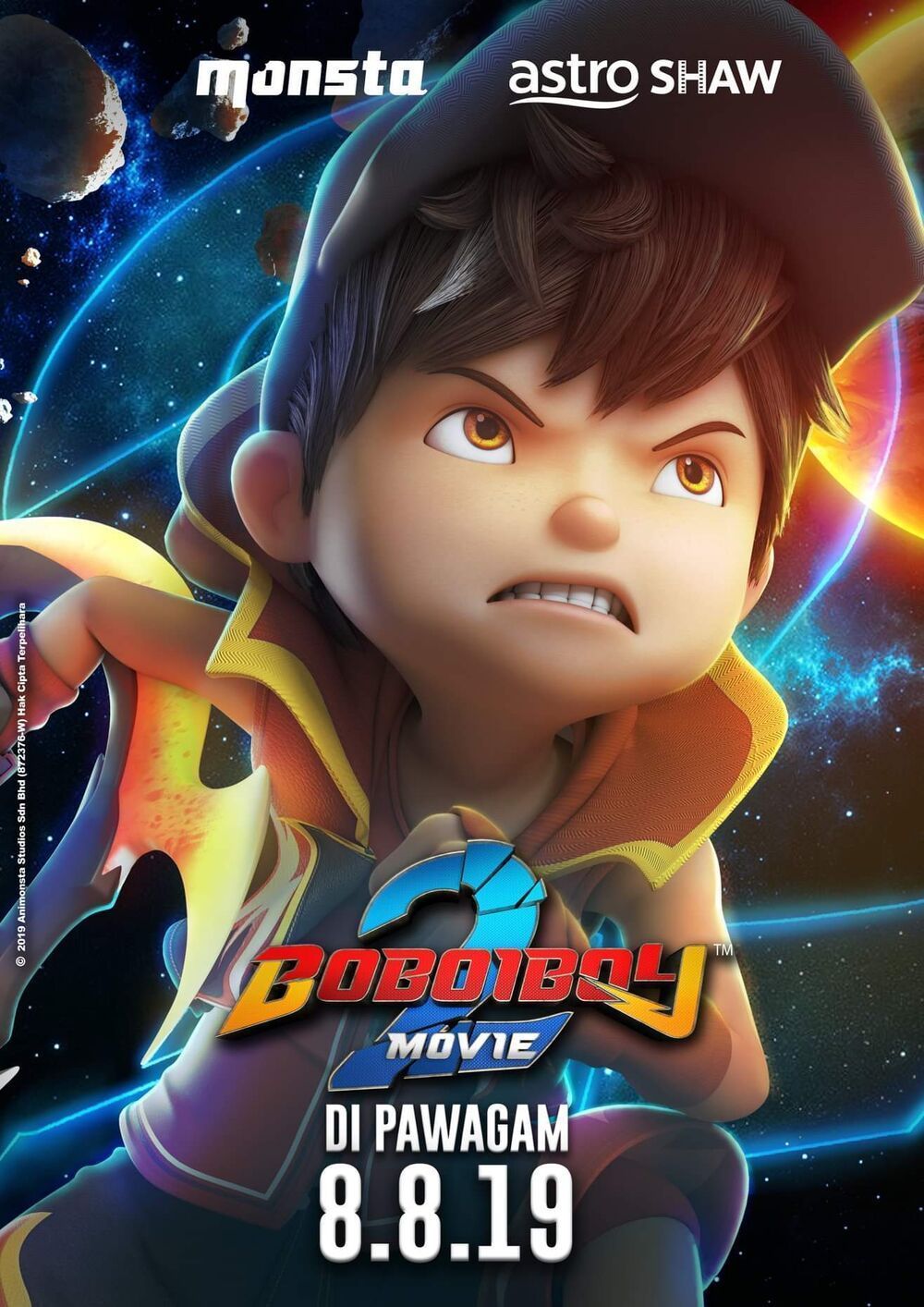 1000x1414 BoBoiBoy: The Movie Wallpaper