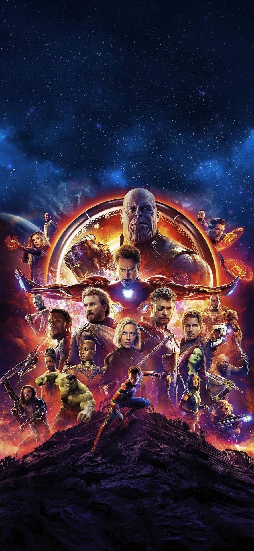887x1920 Marvel 4k Phone Wallpaper