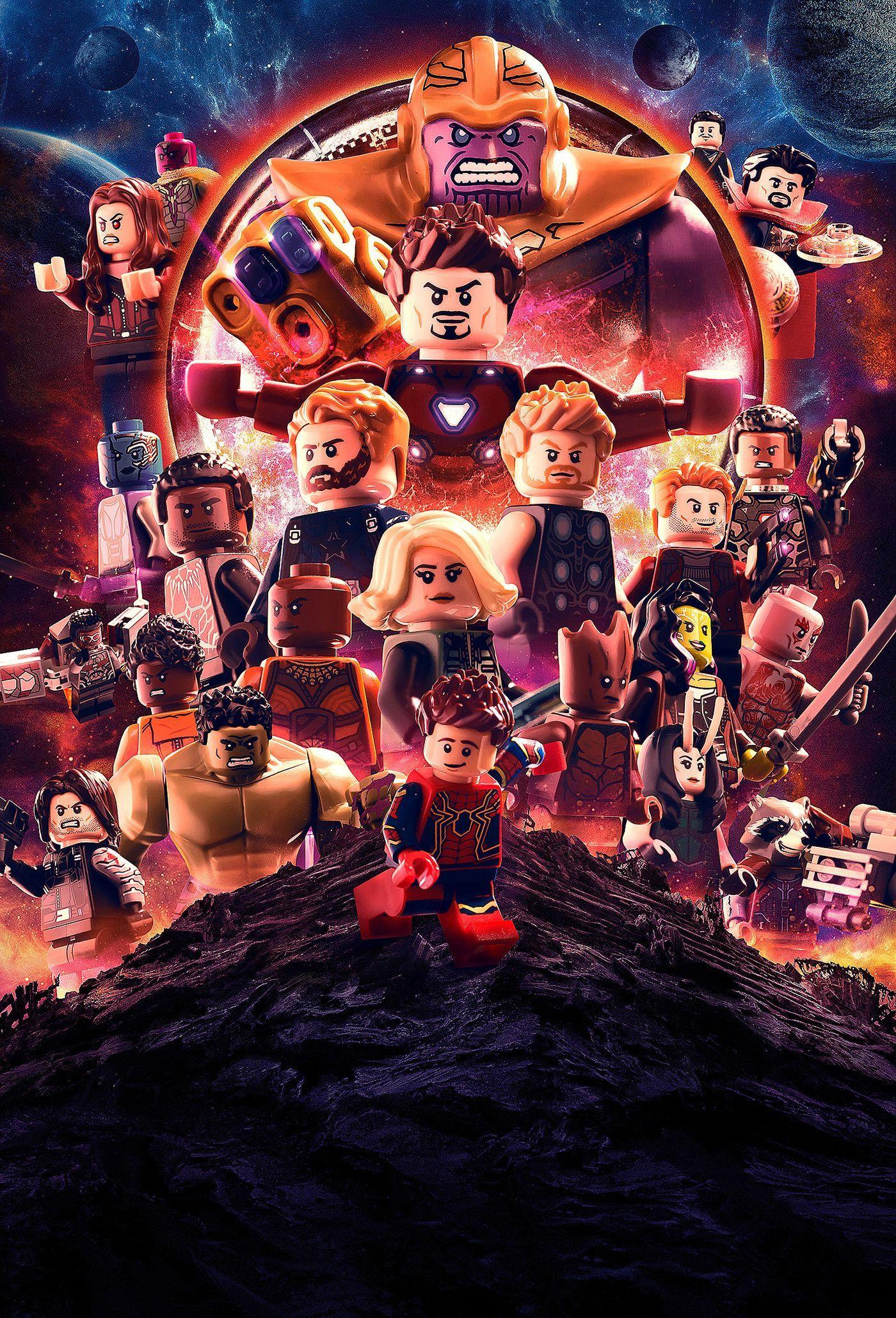 1400x2059 Lego Avengers Infinity War Poster. Marvel 'n' Funny