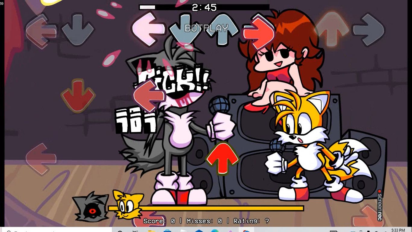 1366x768 confronting yourself but tails and tails.exe sings [Friday Night Funkin'] [Mods]