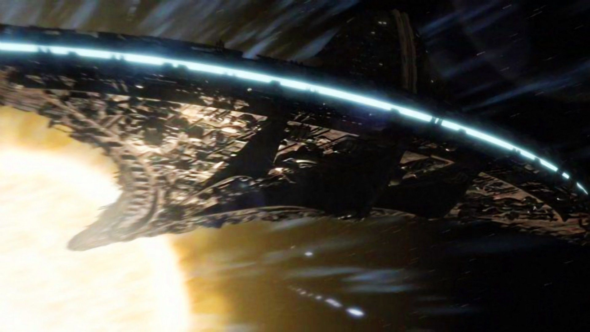 1920x1080 reflection, Stargate, FTL, Faster Than Light, Destiny spaceship, SG U, wing, outer space Gallery HD Wallpaper