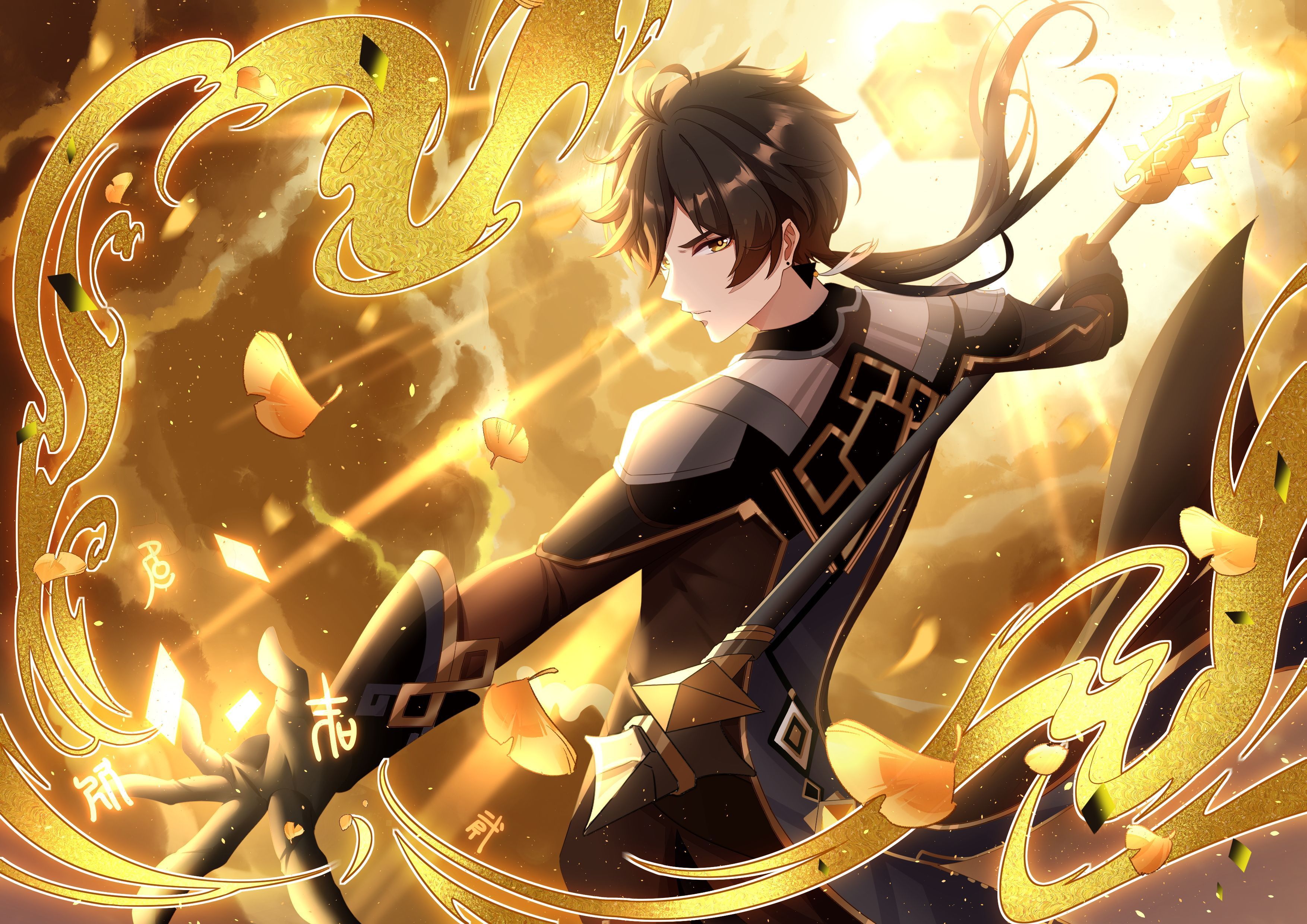 3508x2480 Download Zhongli (Genshin Impact) wallpaper for mobile phone, free Zhongli (Genshin Impact) HD picture