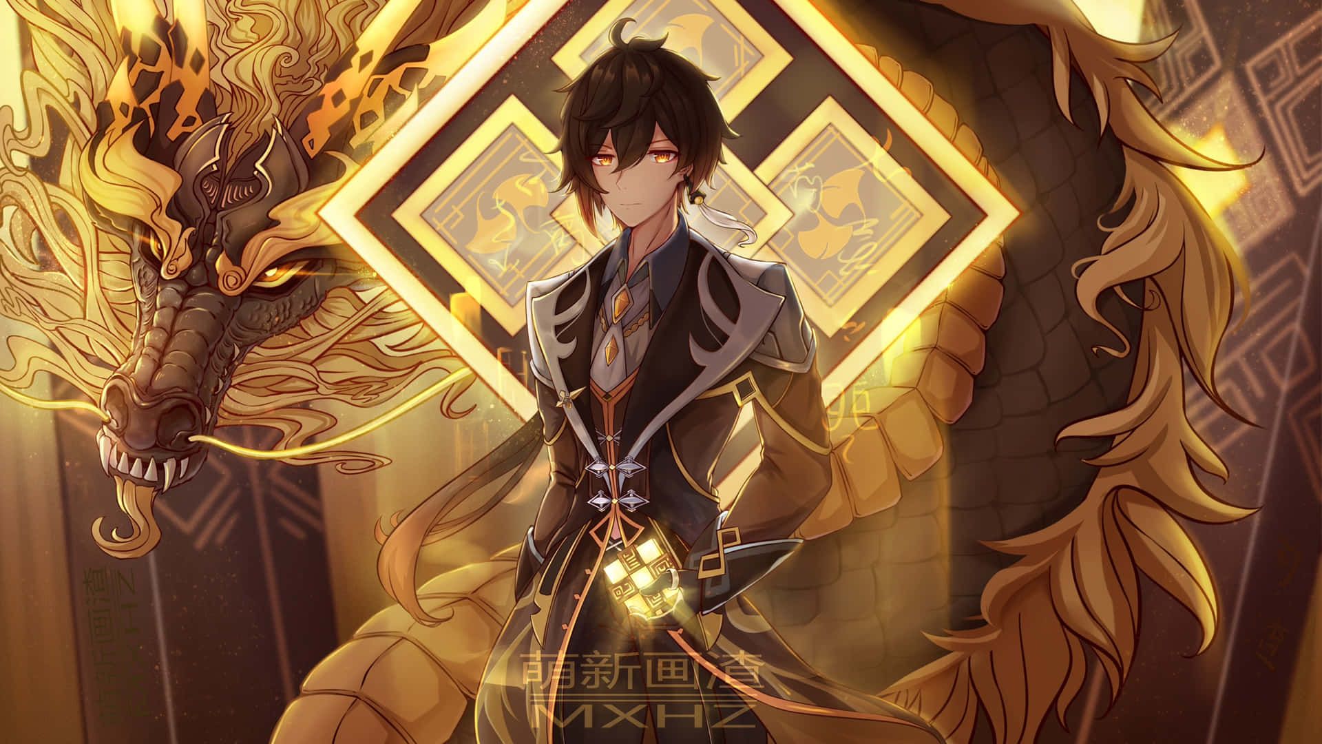 1920x1080 Zhongli Background