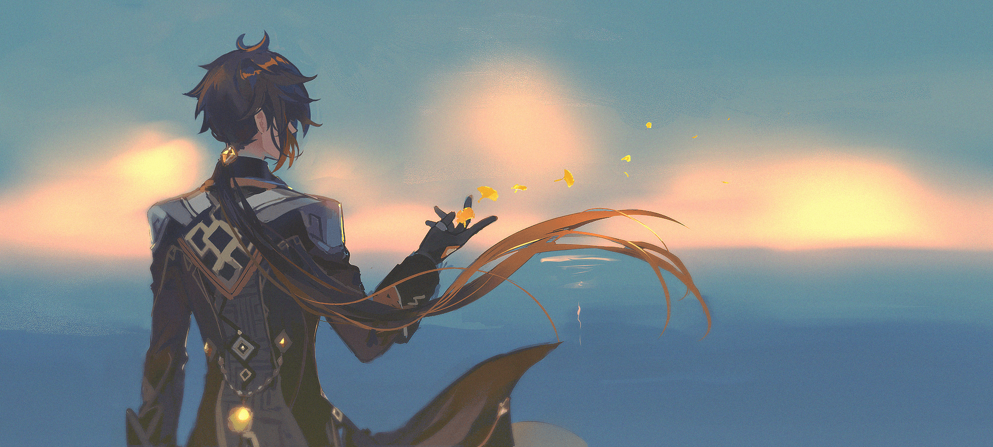 2000x900 Zhongli Impact Anime Image Board