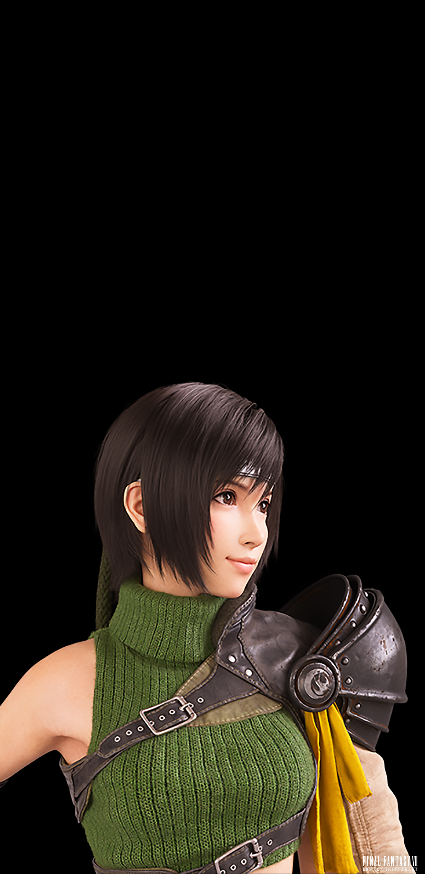 1440x2960 Final Fantasy VII Remake Intergrade Yuffie Wallpaper with Monocle