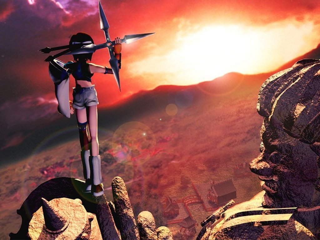 1024x768 Yuffie Kisaragi, Wallpaper Anime Image Board