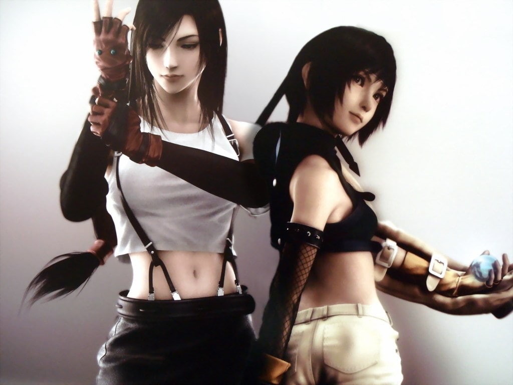 1024x768 Wallpaper / 480P, yuffie, games, fantasy, hd, video, lockheart, kisaragi, vii, tifa, Final Fantasy VII, final, art, Yuffie Kisaragi, x free download