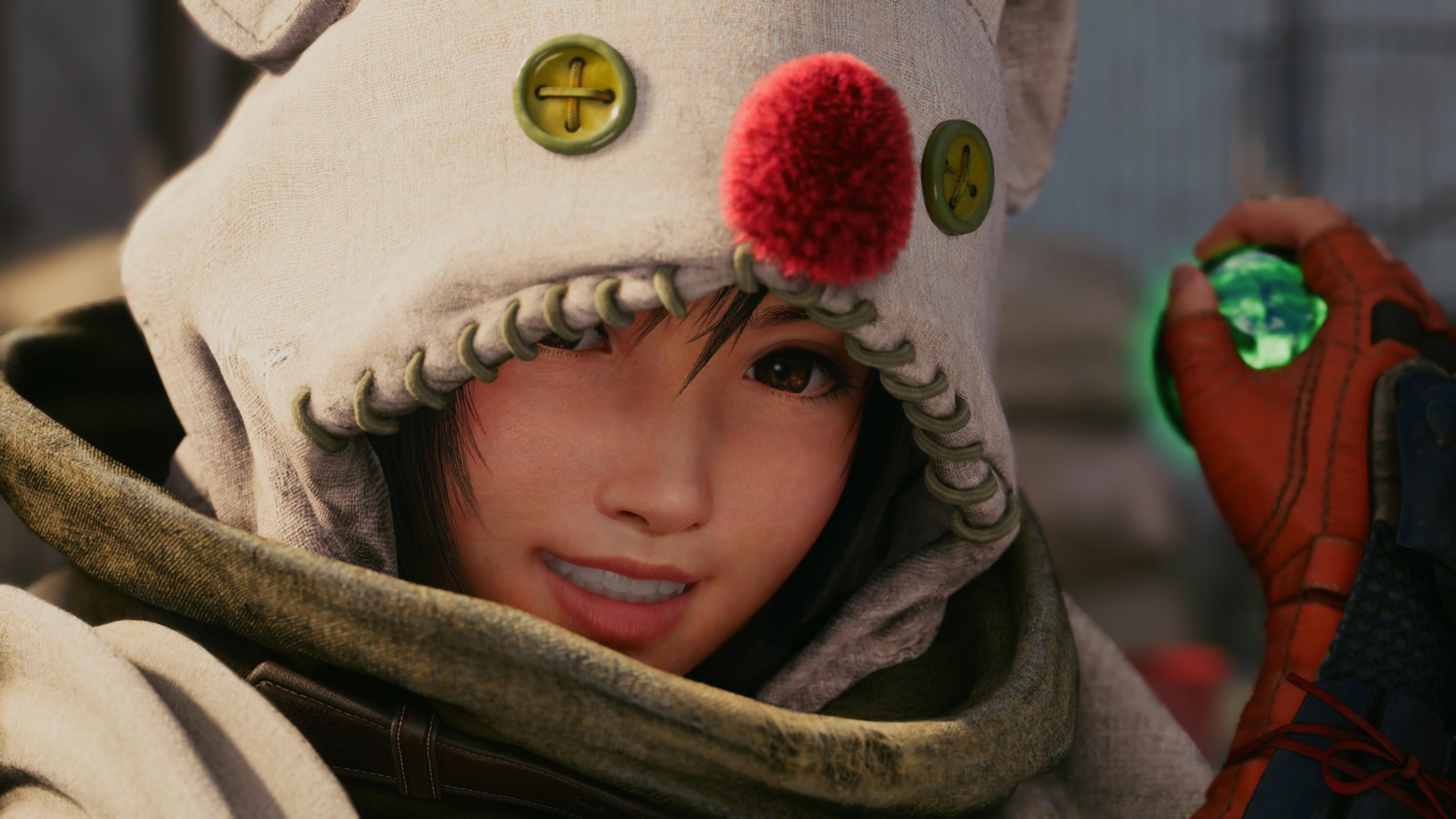 3840x2160 Yuffie Kisaragi Final Fantasy Vii Remake FF7R Moogle 4K Intergrade Wallpaper:3840x2160