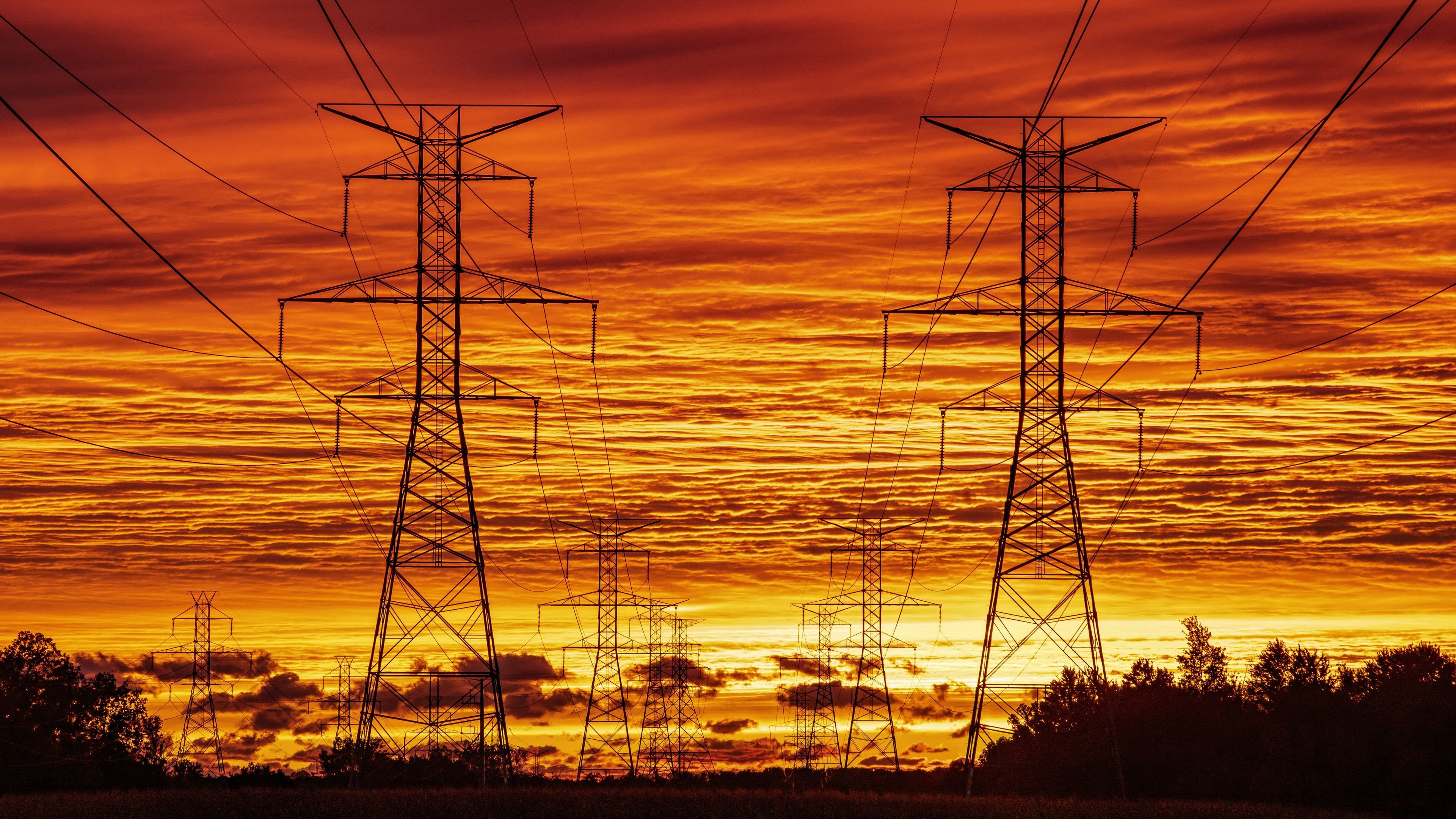 3840x2160 Man Made Power Line 4k Ultra HD Wallpaper