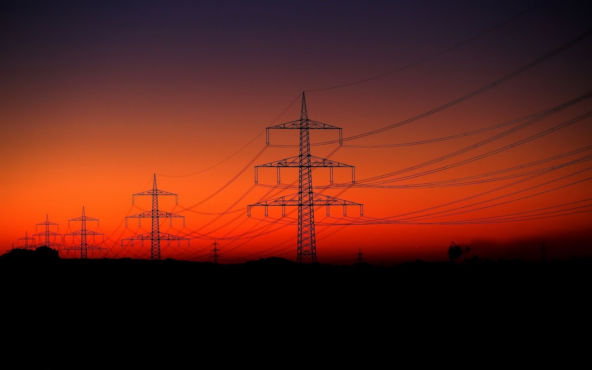 2048x1282 Man Made Power Line HD Wallpaper