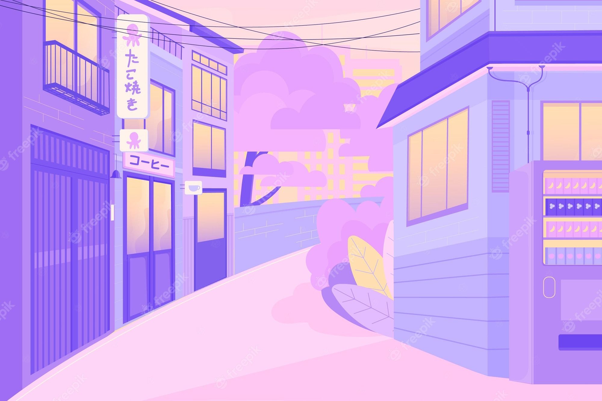 2000x1333 Anime Street Image
