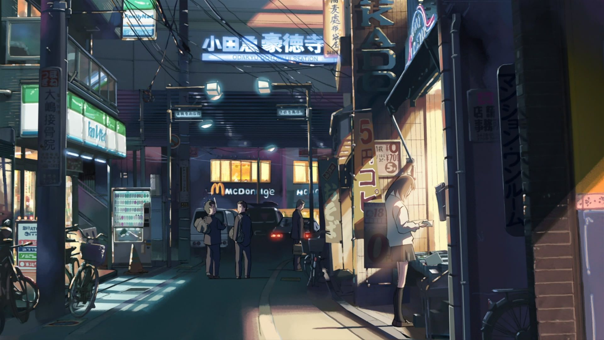 1920x1080 Anime City Wallpaper HD High Resolution