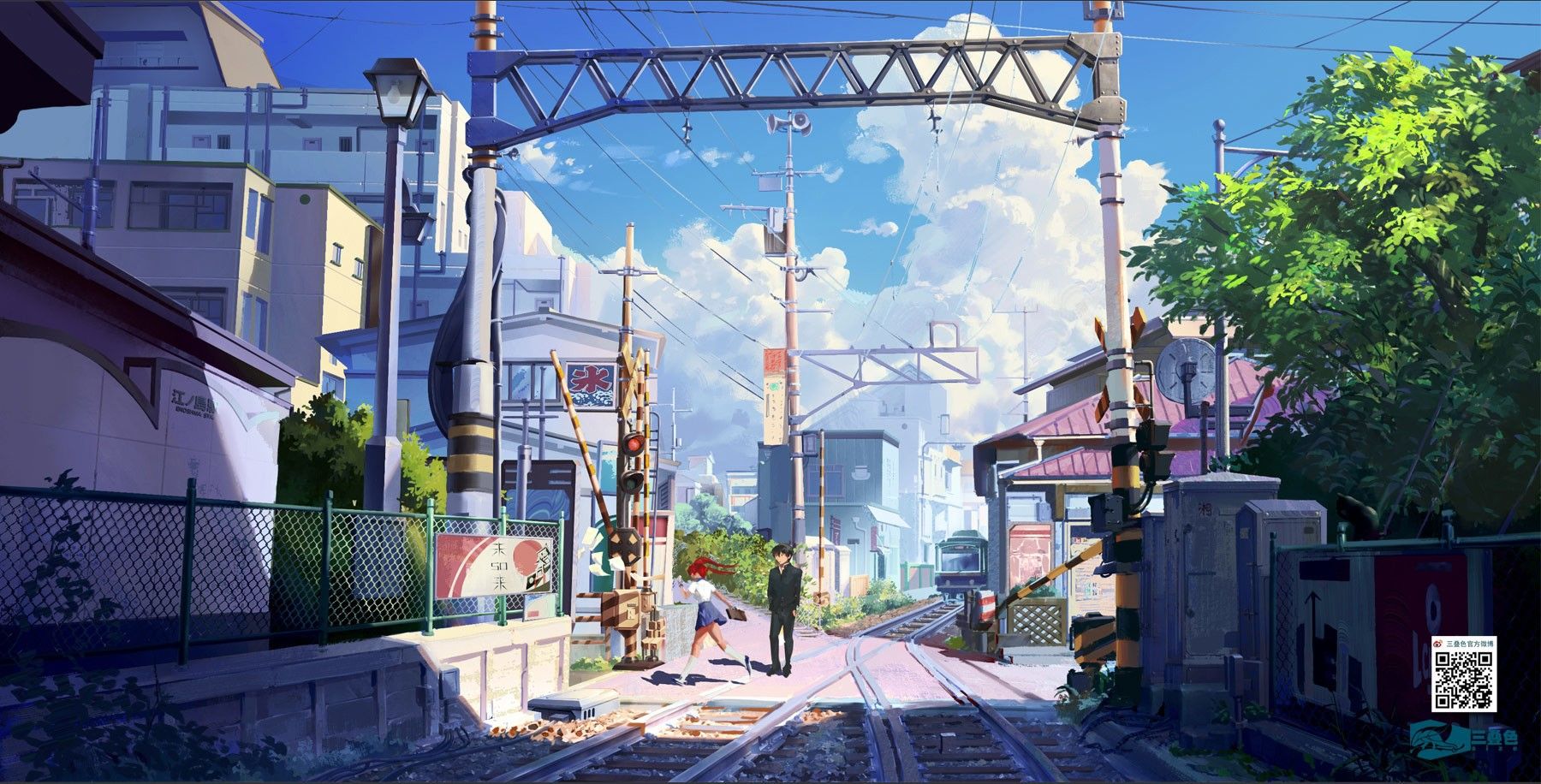 1800x916 anime, Japan, artwork, digital Gallery HD Wallpaper