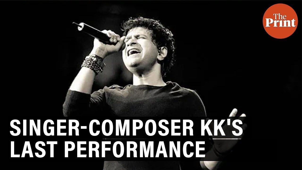 1280x720 Singer KK performs 'Pal' at Narjul Manch in Kolkata, hours before his death