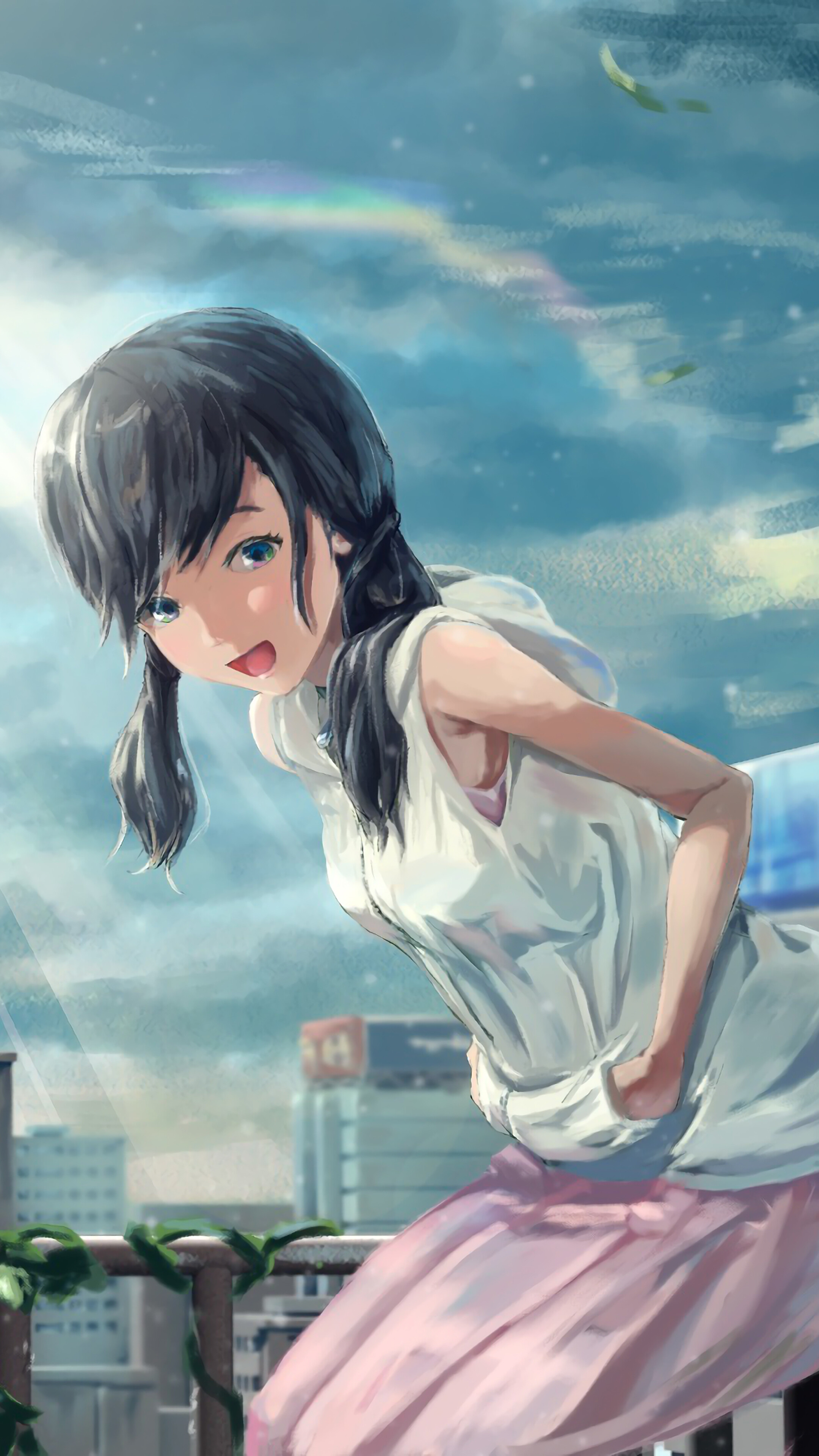 2160x3840 Weathering With You, Hina Amano, 4k Gallery HD Wallpaper