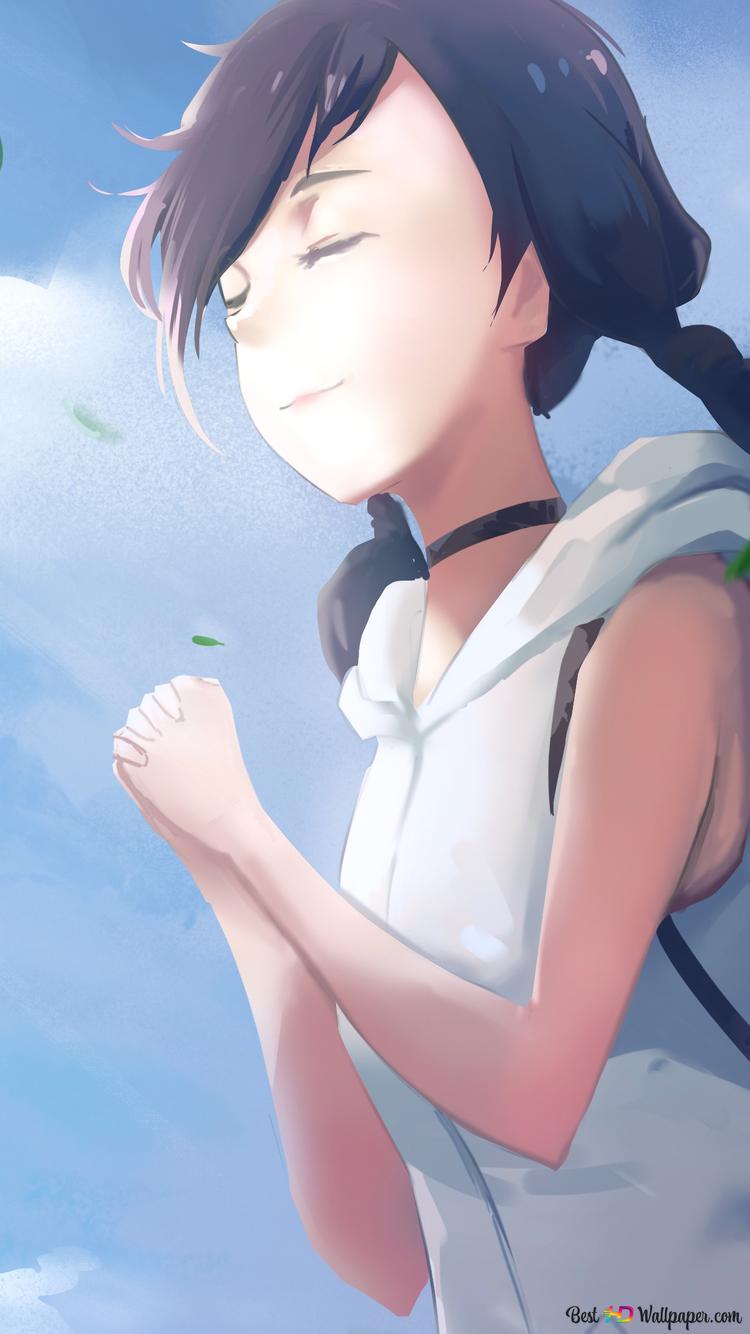 750x1334 Weathering With You : Hina Amano 2K wallpaper download