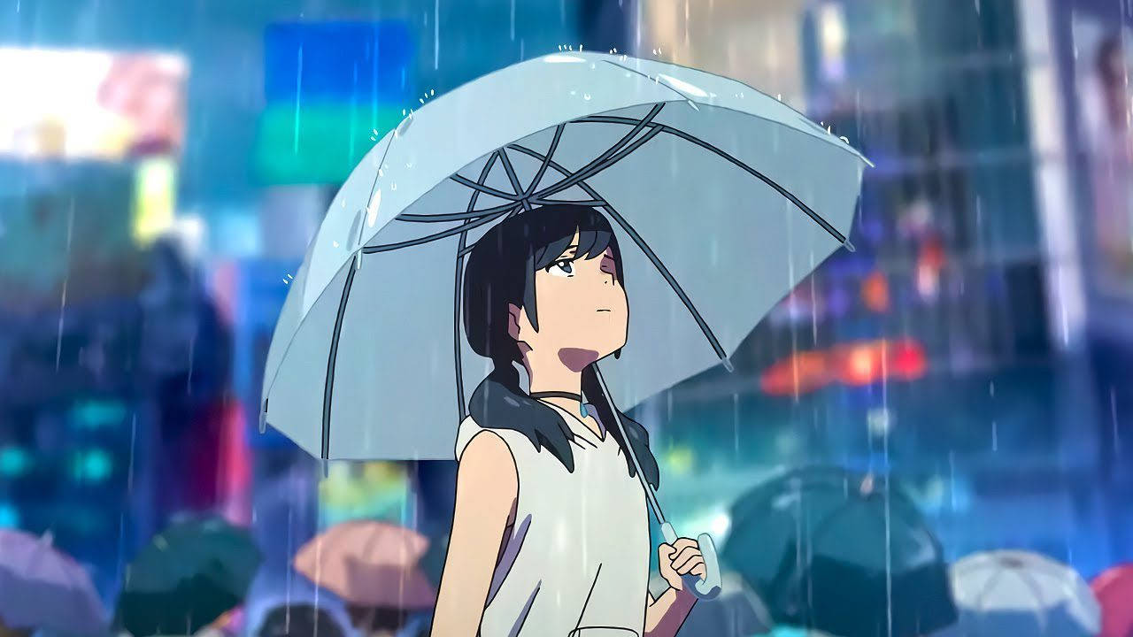 1280x720 Download Makoto Shinkai's Hina Amano Wallpaper