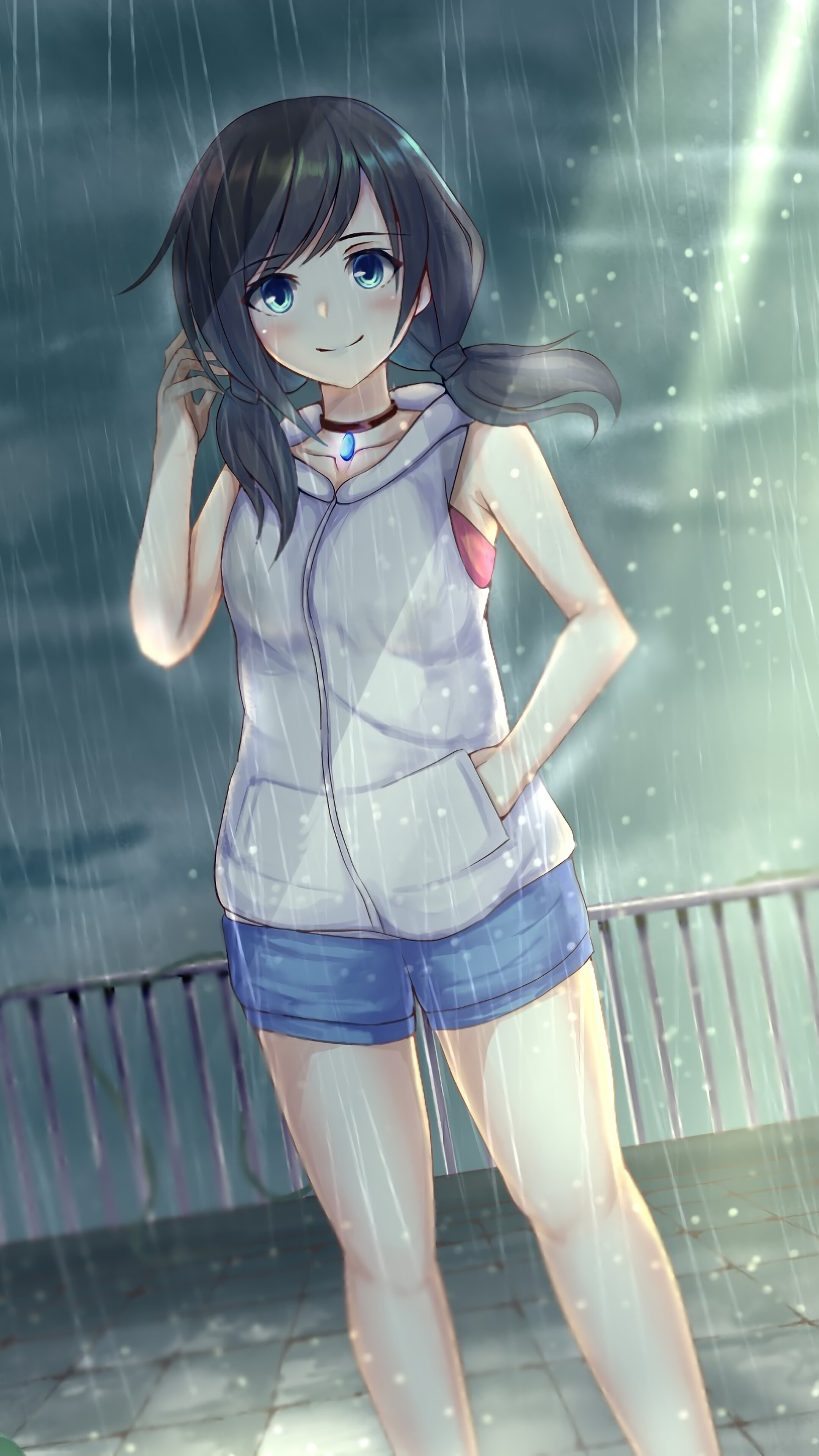 2160x3840 Weathering With You, Hina Amano, 4k Gallery HD Wallpaper
