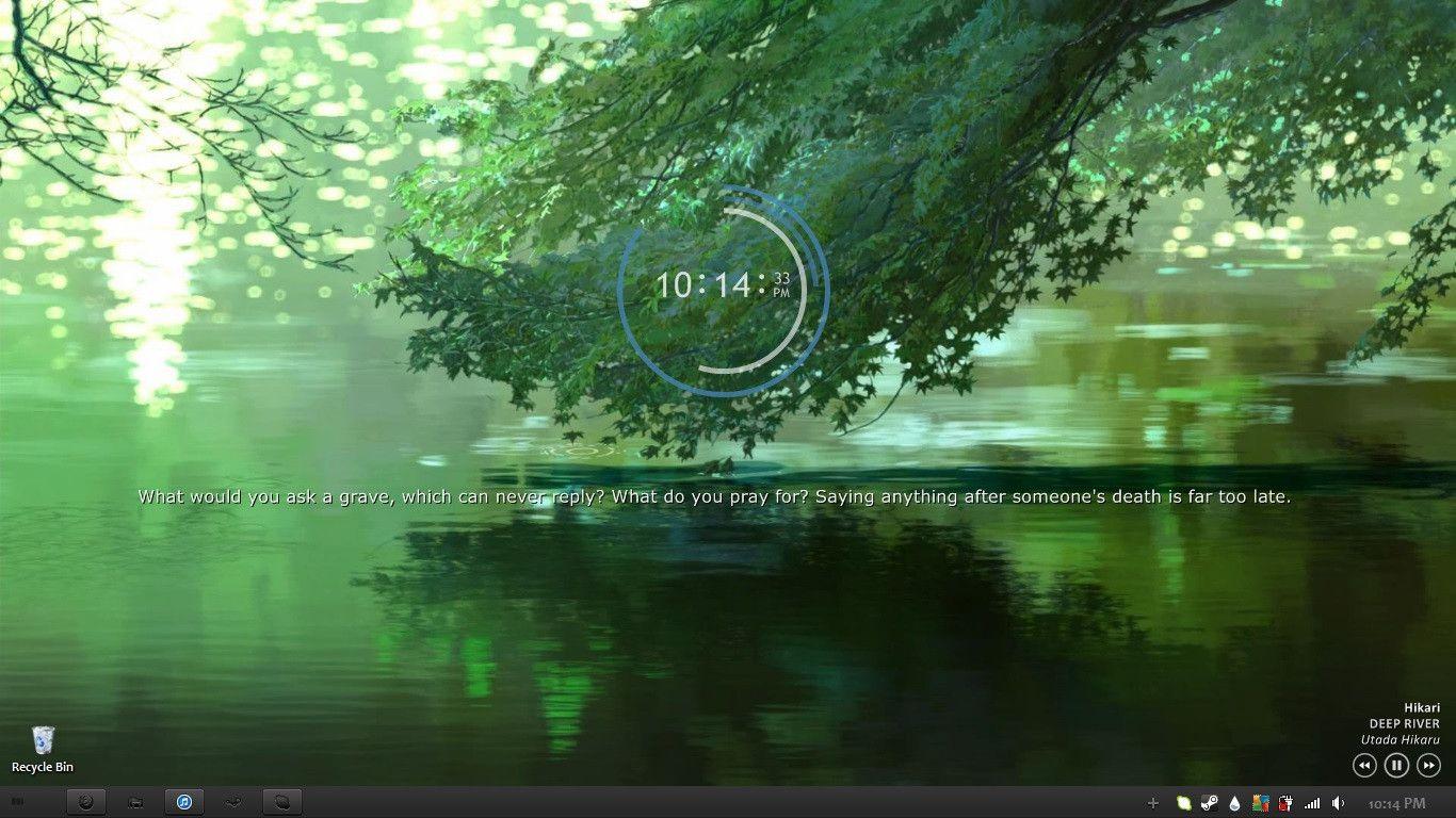 1366x768 The Garden of Words