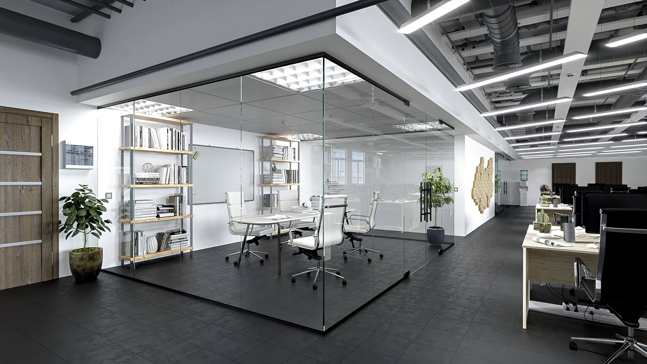 2560x1440 Glass Partitions For Office