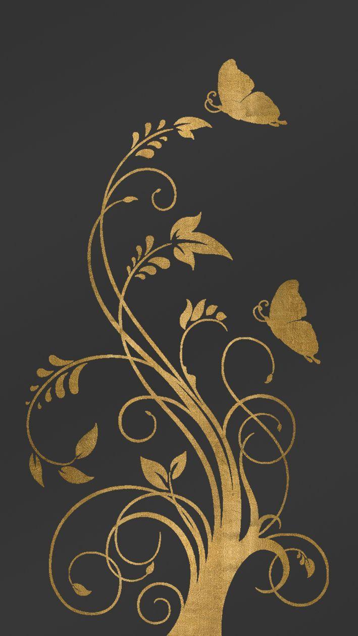 709x1260 Elegant Digital Wallpaper Lockscreen For Smartphone Featuring A