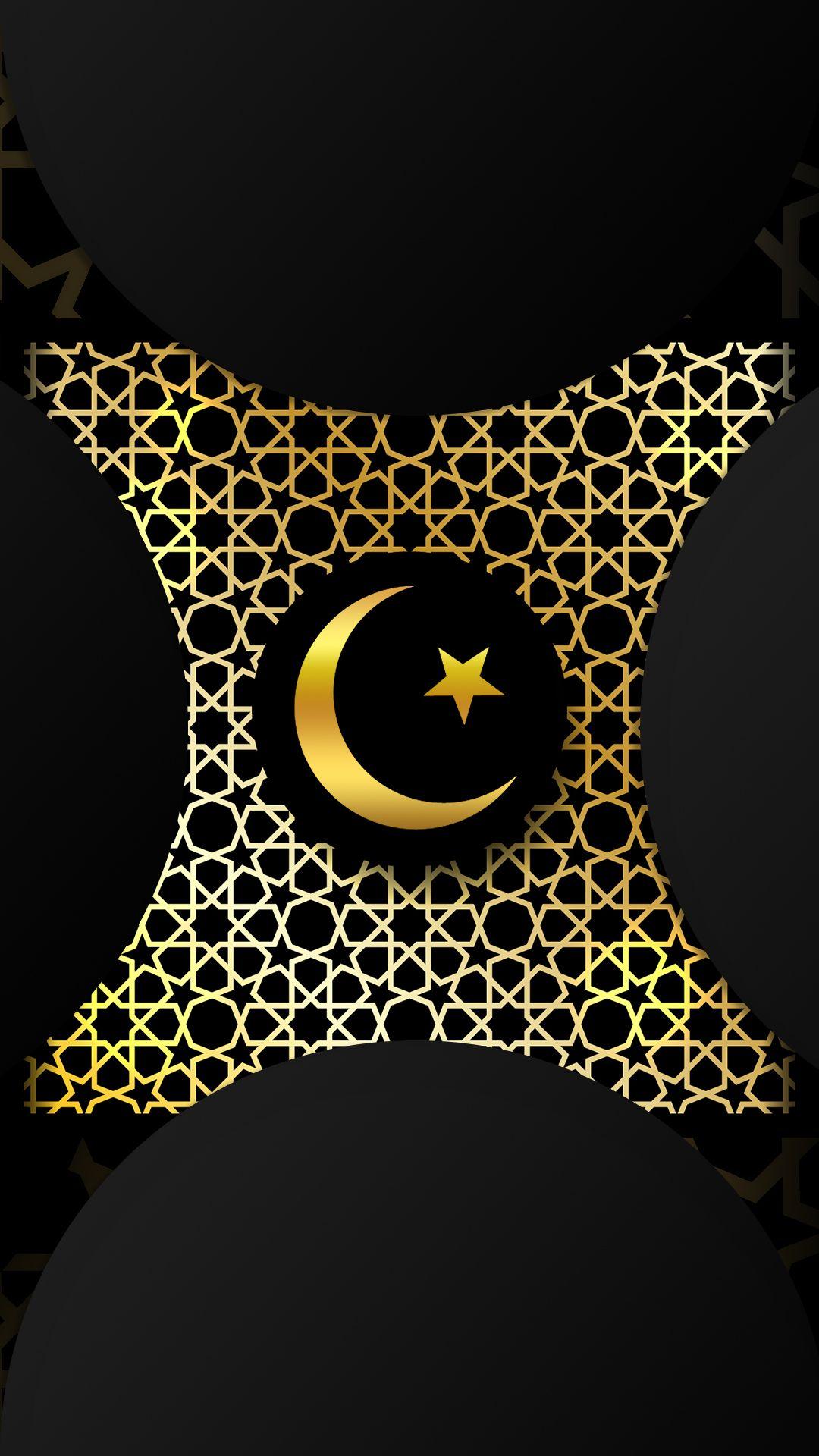 1080x1920 Islam Gold HD Smartphone Wallpaper