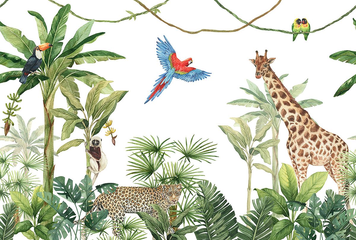 1200x810 Jungle wallpaper design