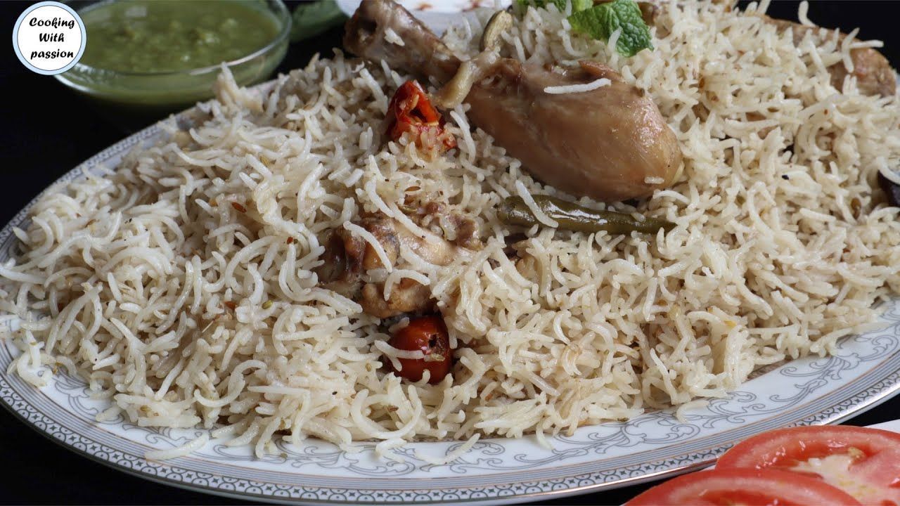 1280x720 White Chicken Pulao Recipe. Yakhni Pulao. White Pulao. Chicken Pulao. cooking with passion. Chicken pulao recipe, Pulao recipe, Cooking