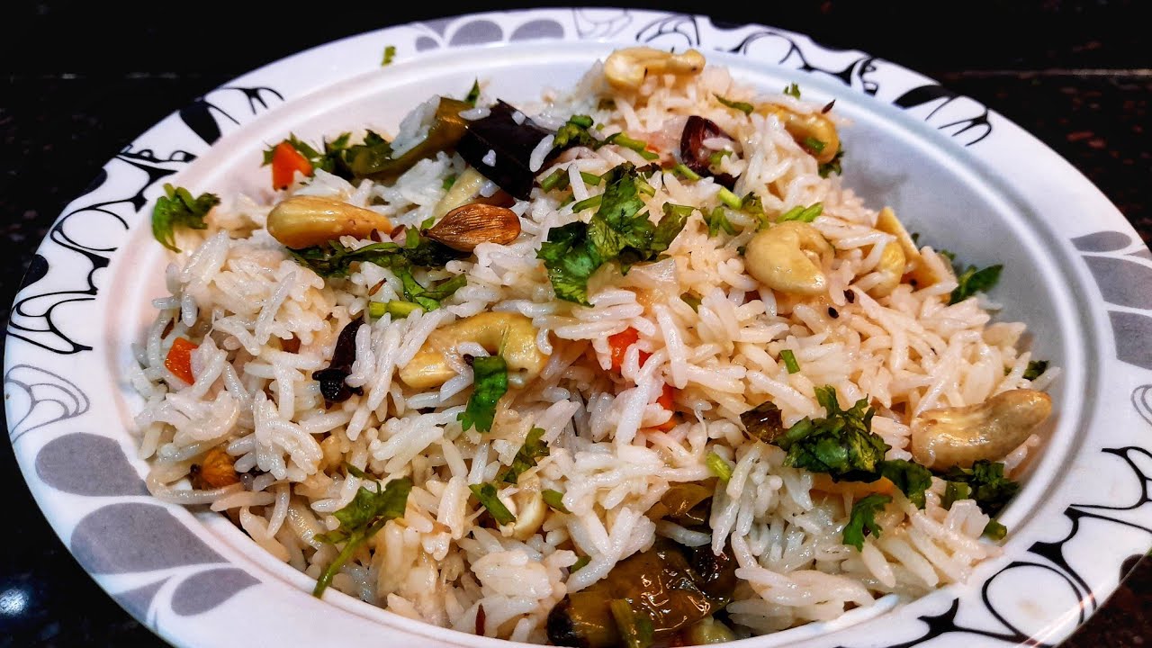 1280x720 Cashew Pulao Recipe