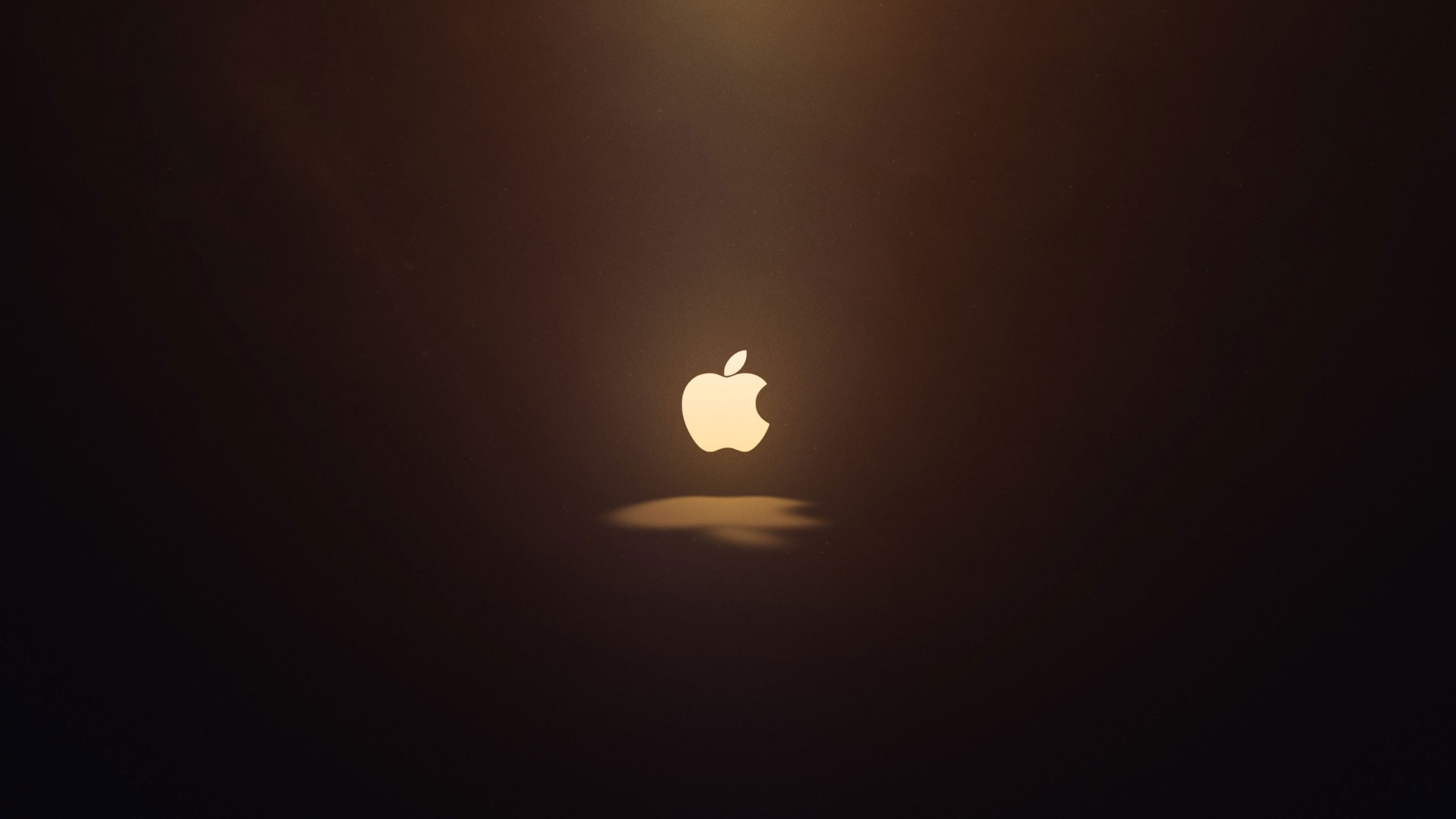 2560x1440 Wallpaper Apple Logo, Apple Inc., Minimalism, Artwork