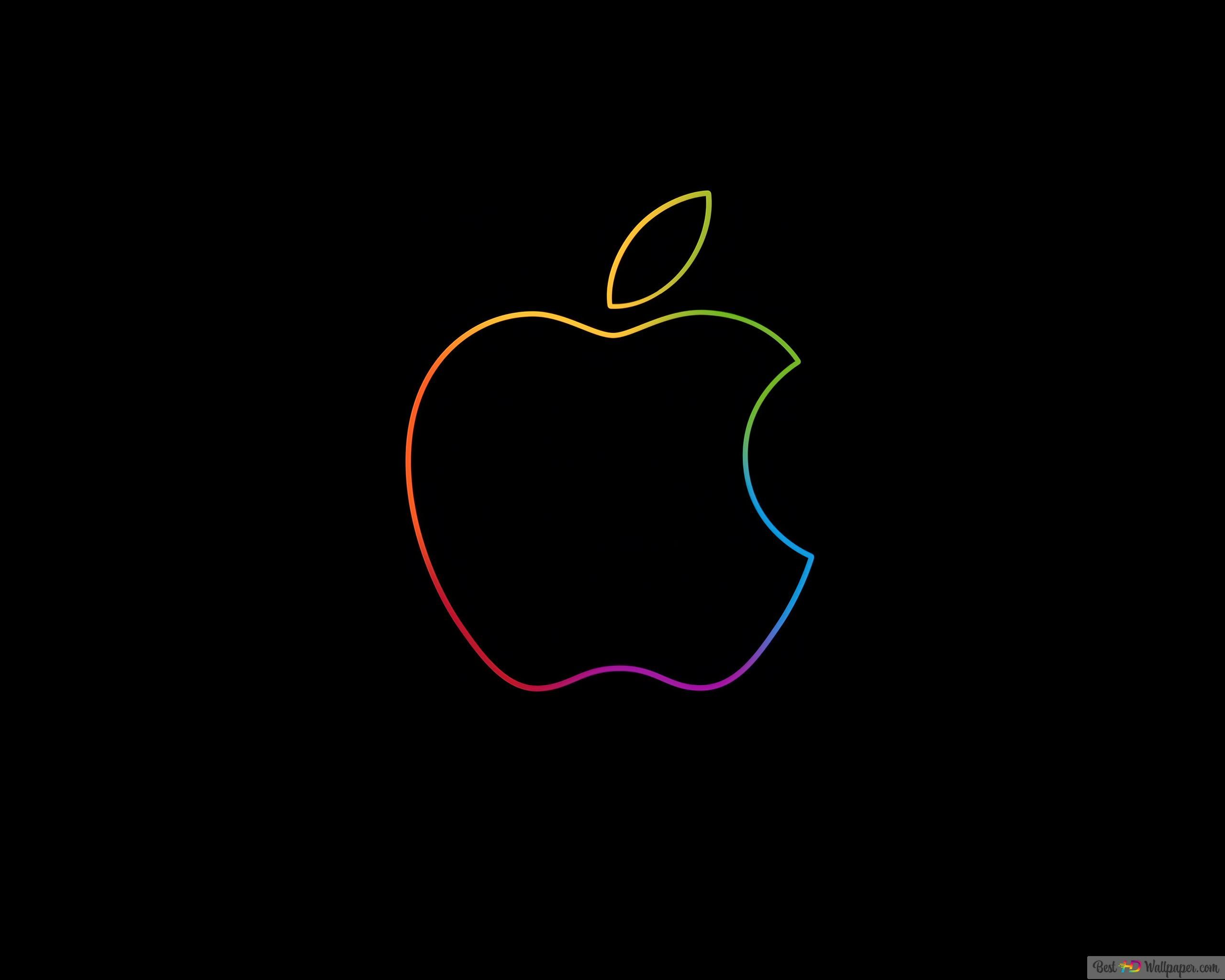 2560x2048 Apple inc logo background 4K wallpaper download