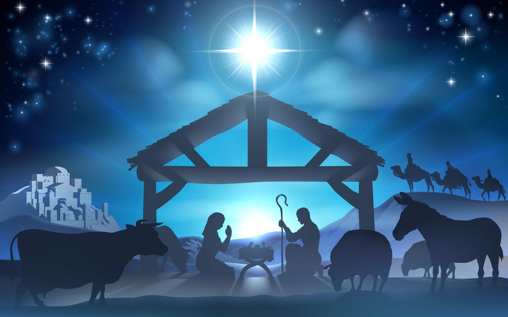 1680x1050 Advent Christmas Time Nativity Scene Wallpaper HD