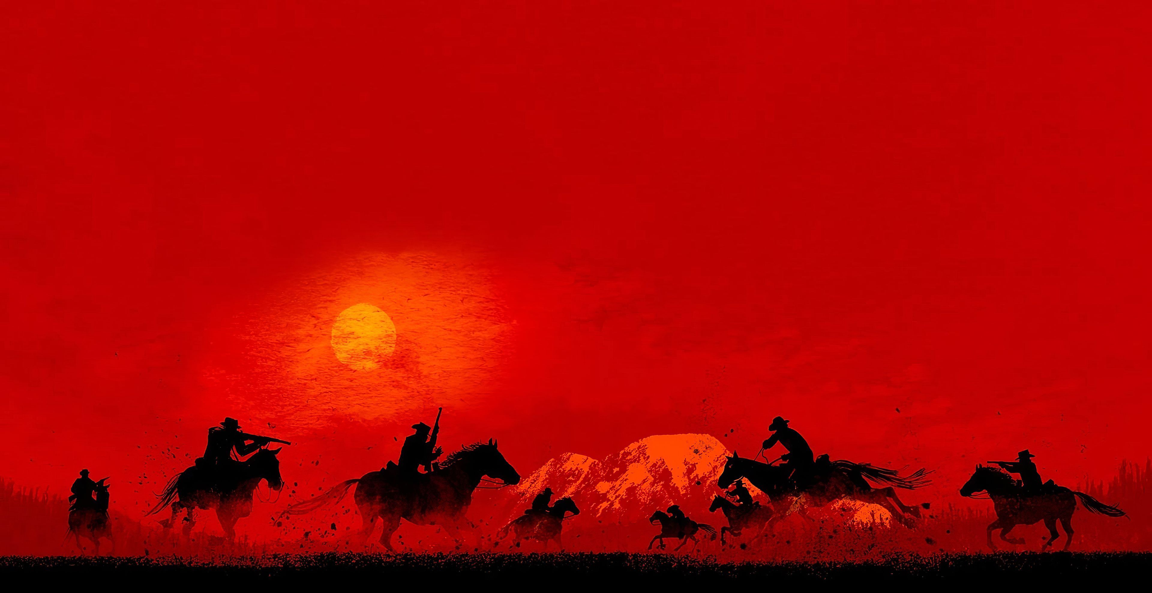 3840x1978 Red Dead Online HD Wallpaper and Background