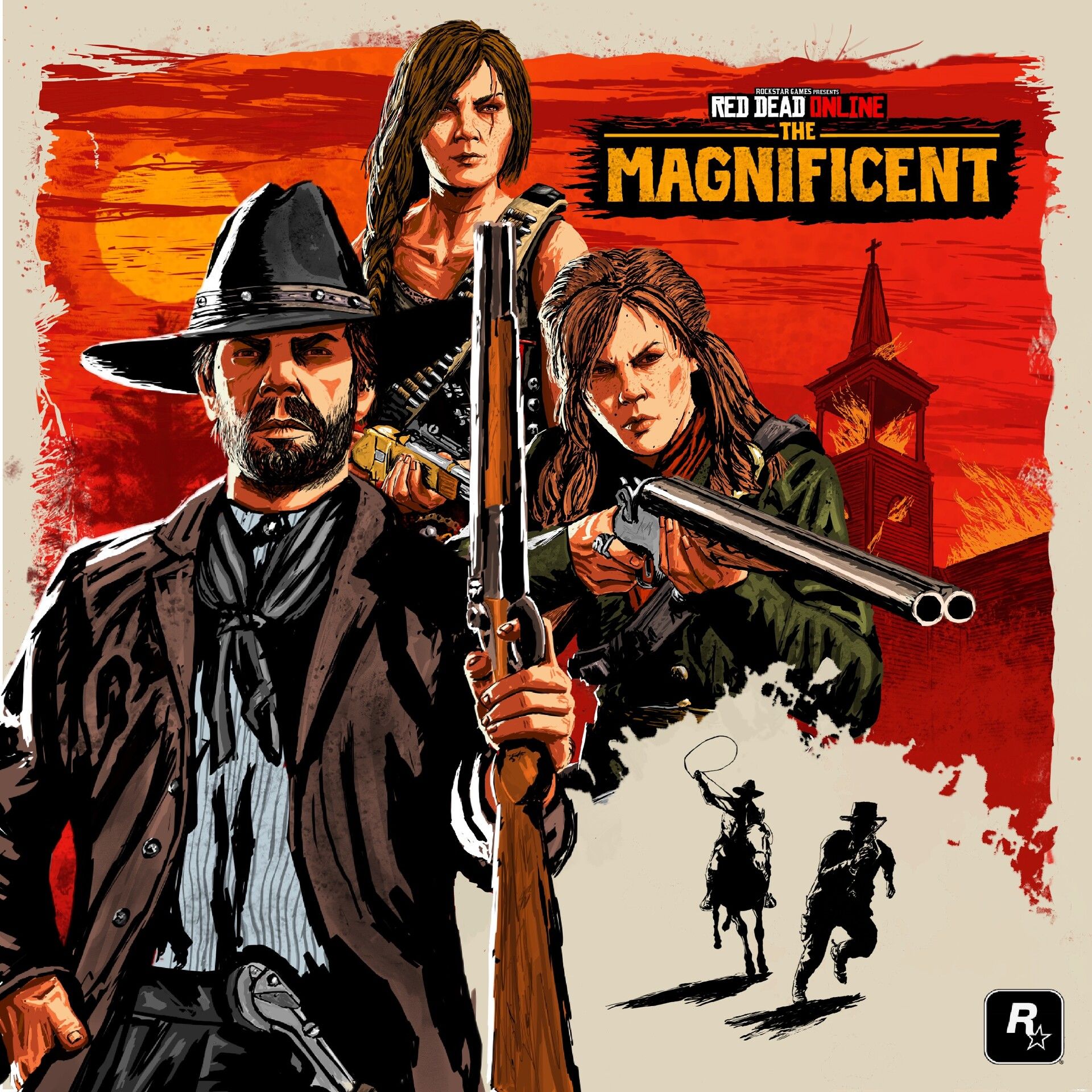 1920x1920 Red Dead Online Magnificent Artwork