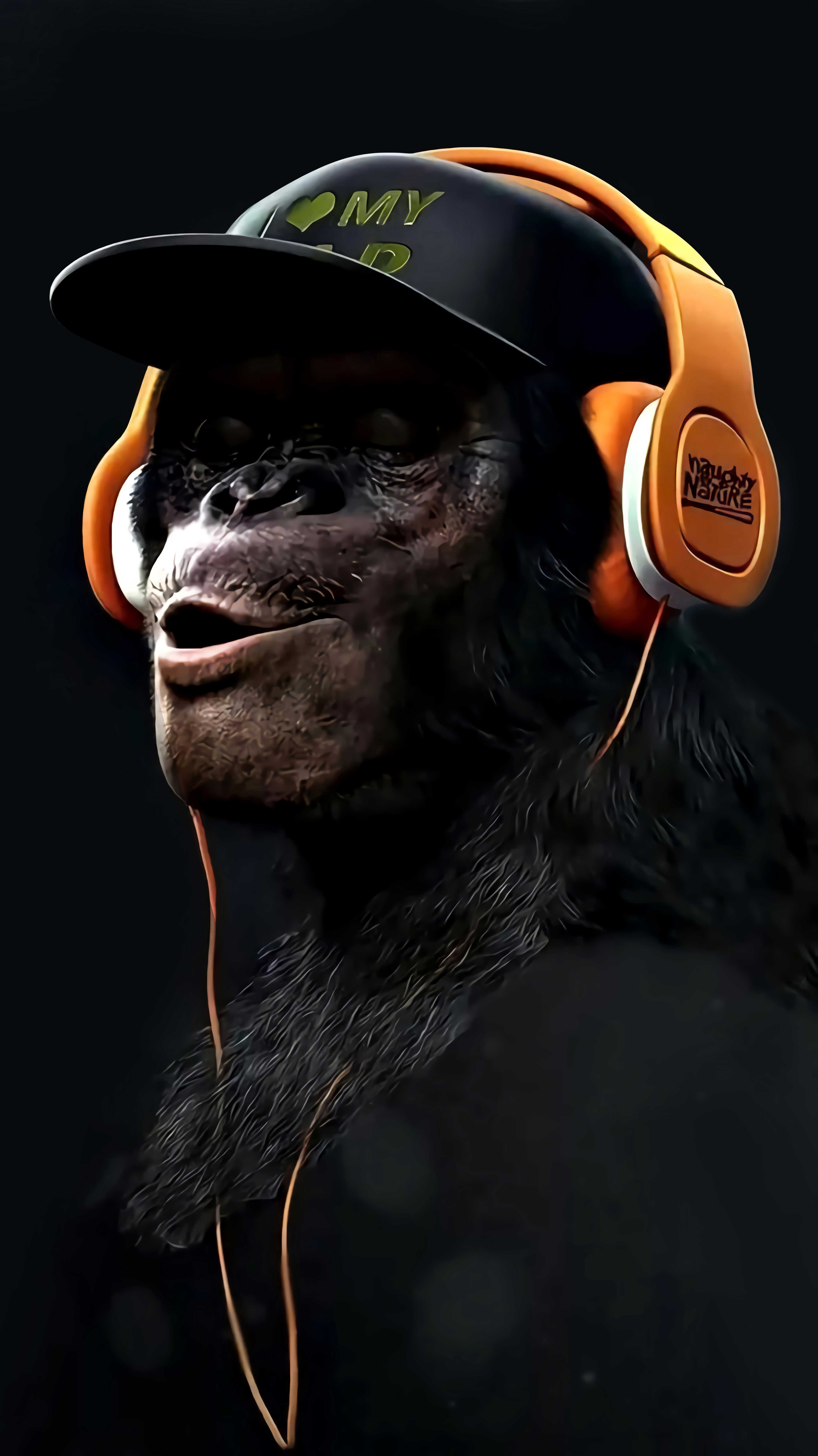 4504x8016 Monkeys Poster Cool Graffiti Street Art Canvas Painting Wall Art For Living Room Home Decor Posters And Prints Wall Decoration