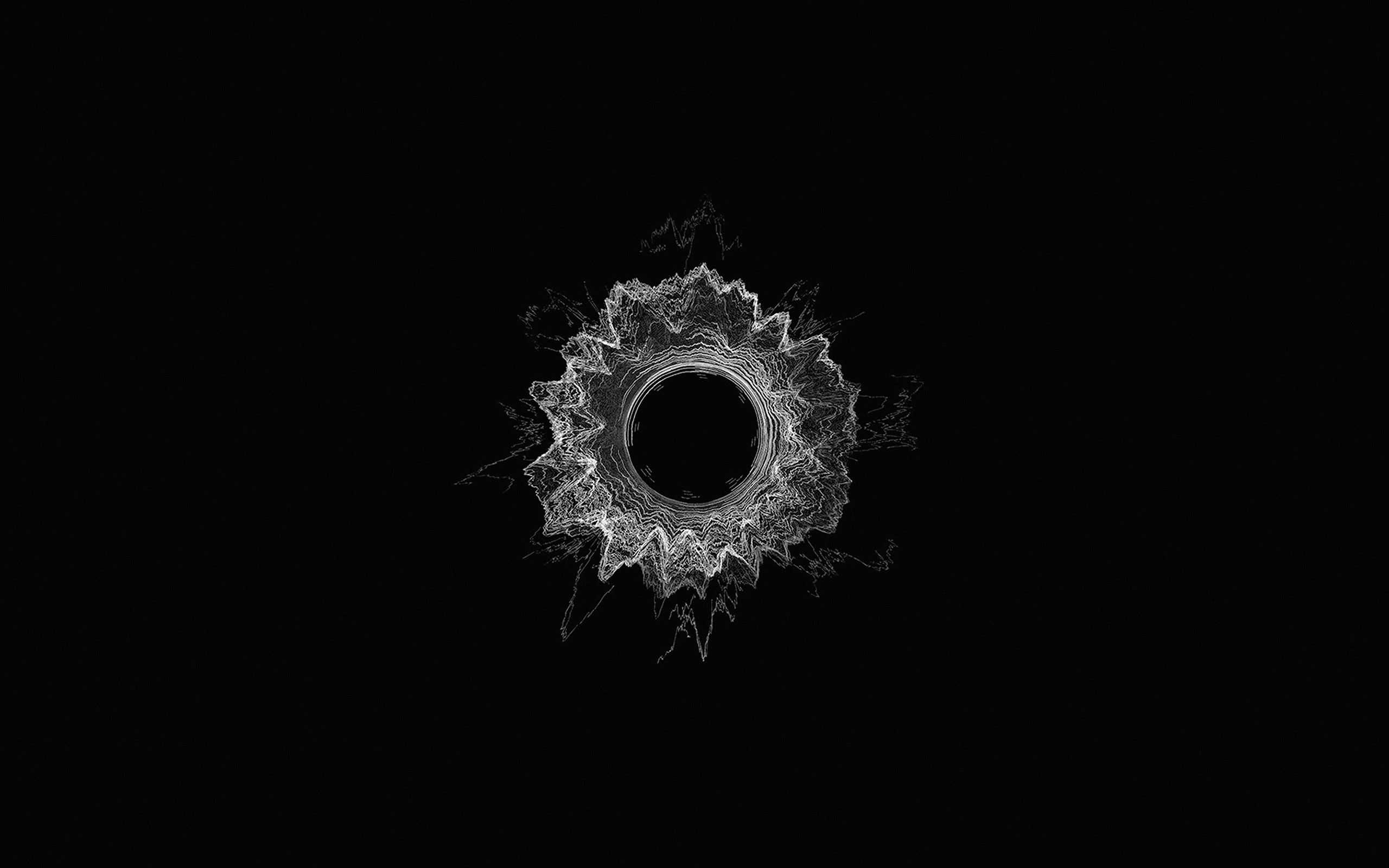 2560x1600 wallpaper for desktop, laptop. dark hole black minimal pattern background