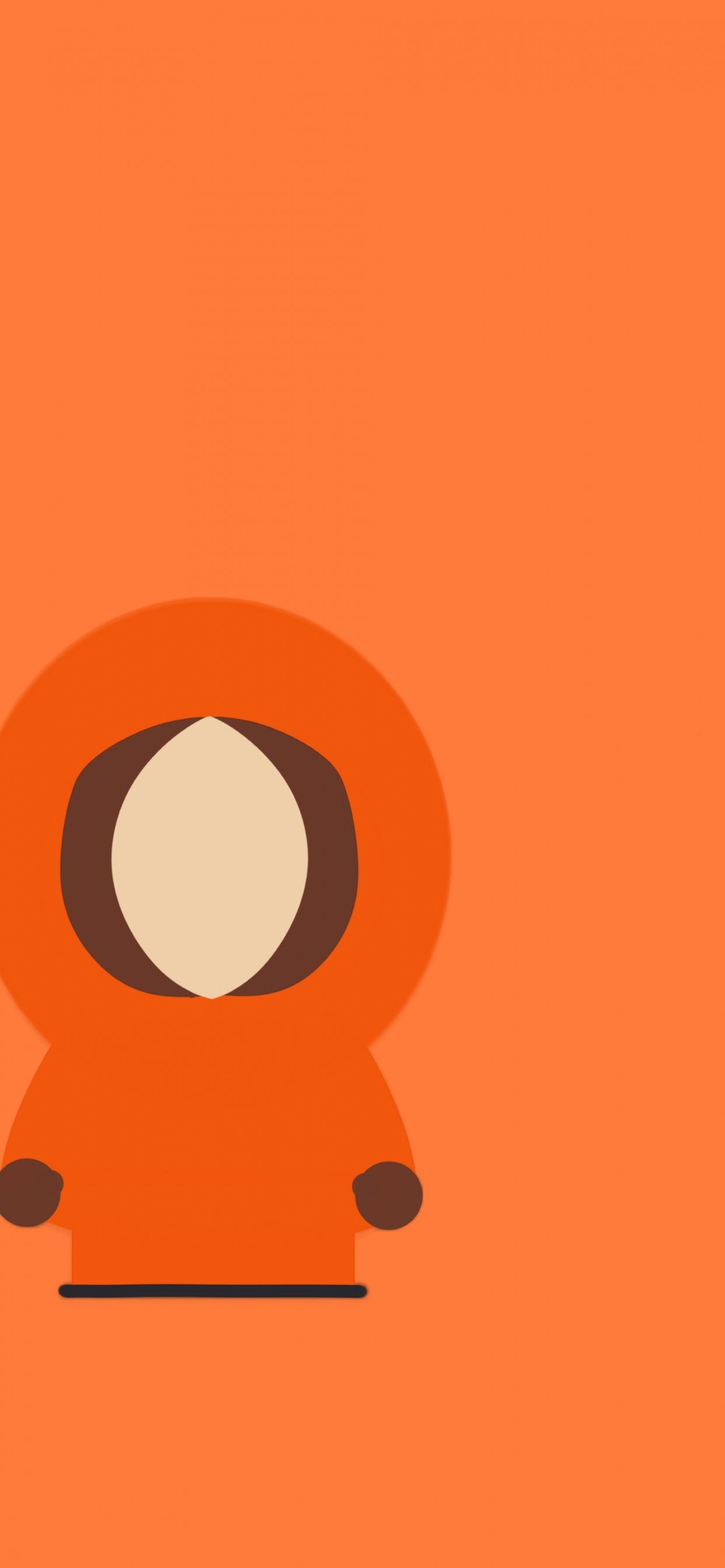 1242x2688 Kenneth McCormick (Kenny) Wallpaper 4K, South Park, Minimalist