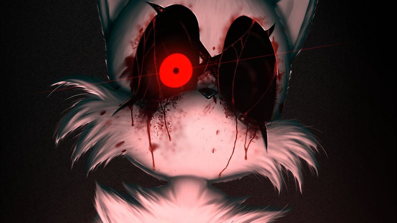 1280x720 TAILS .EXE VS. TAILS (EDIT) *art is not mine!* [Gore + Blood Warning]!