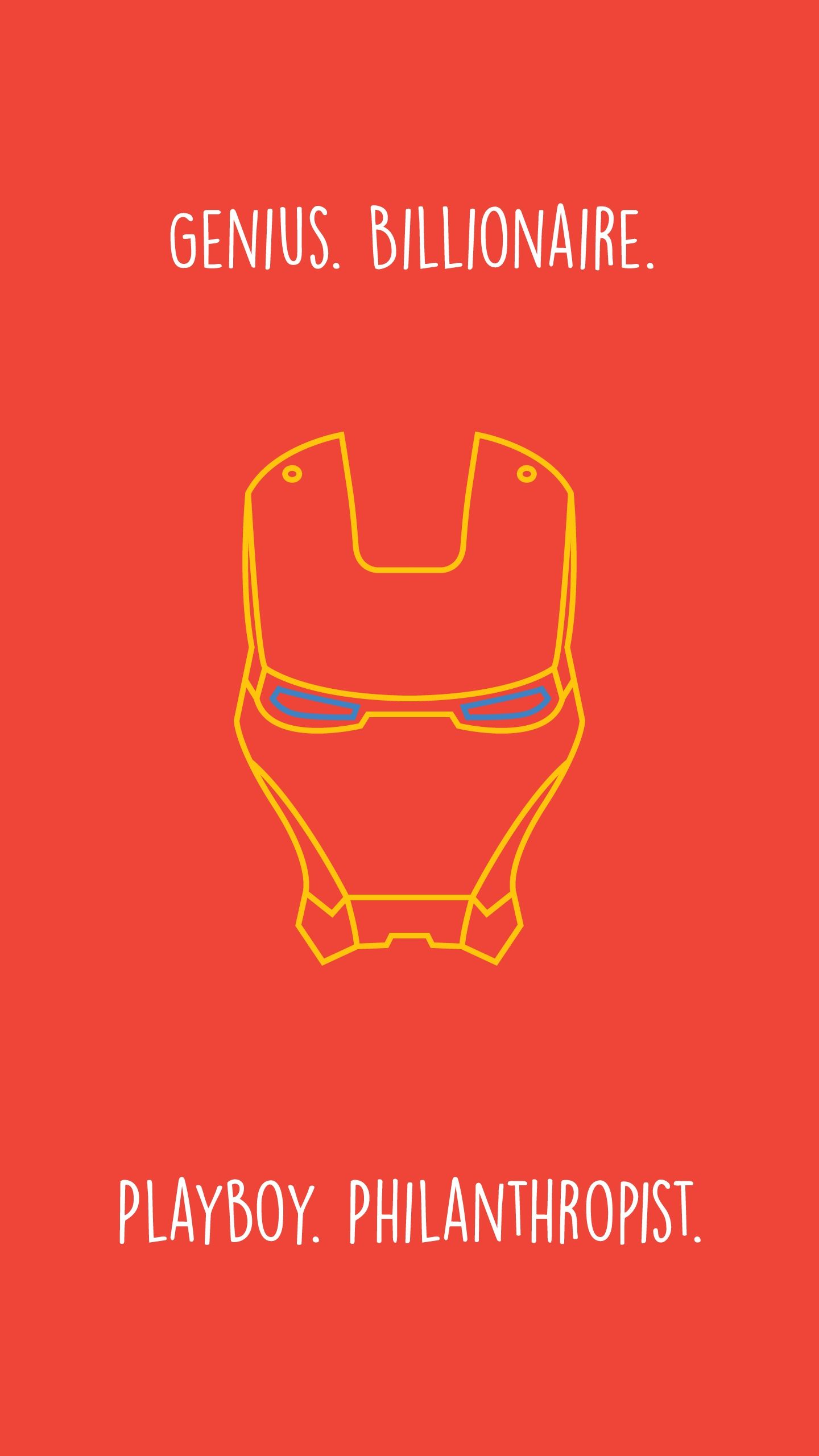 1440x2560 Iron Man Quote Minimal IPhone Wallpaper Wallpaper : iPhone Wallpaper